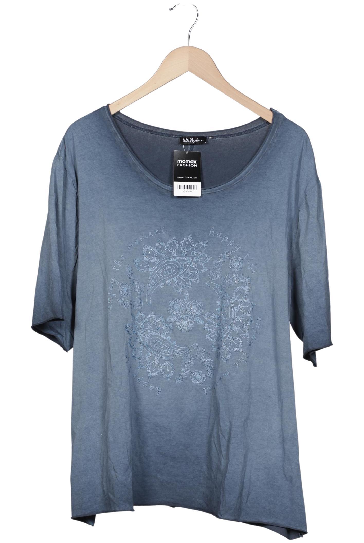 

Ulla Popken Damen T-Shirt, blau, Gr. 56