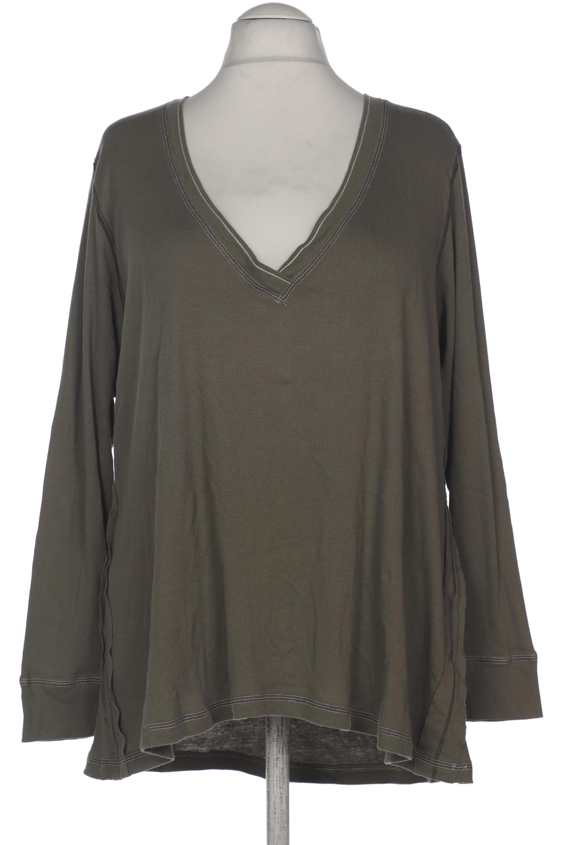 

Ulla Popken Damen Langarmshirt, grün, Gr. 54