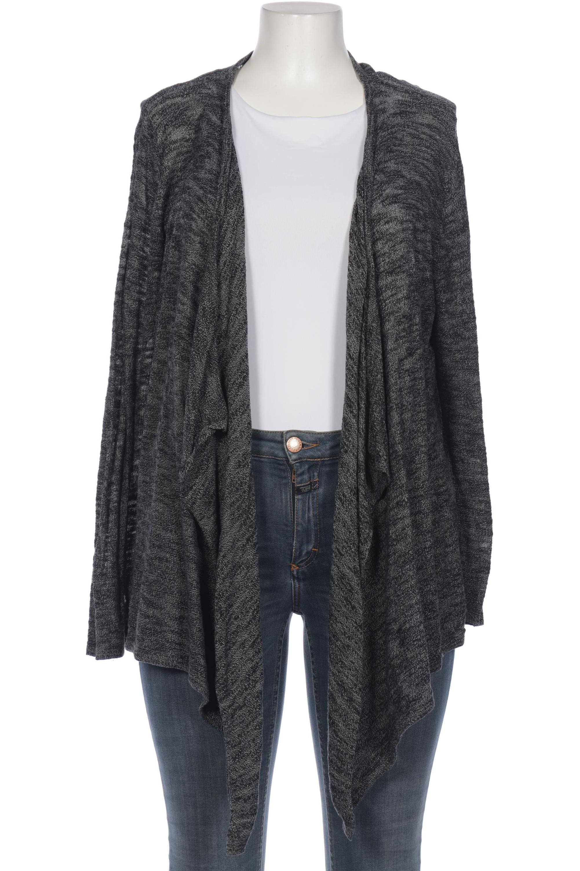 

Ulla Popken Damen Strickjacke, grau, Gr. 46