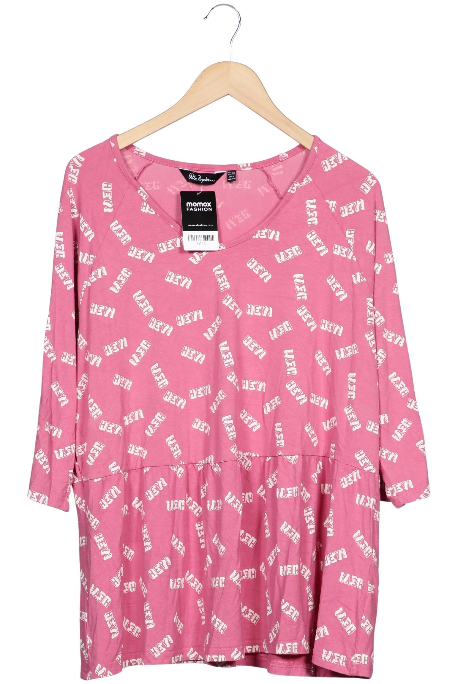 

Ulla Popken Damen Langarmshirt, pink, Gr. 50