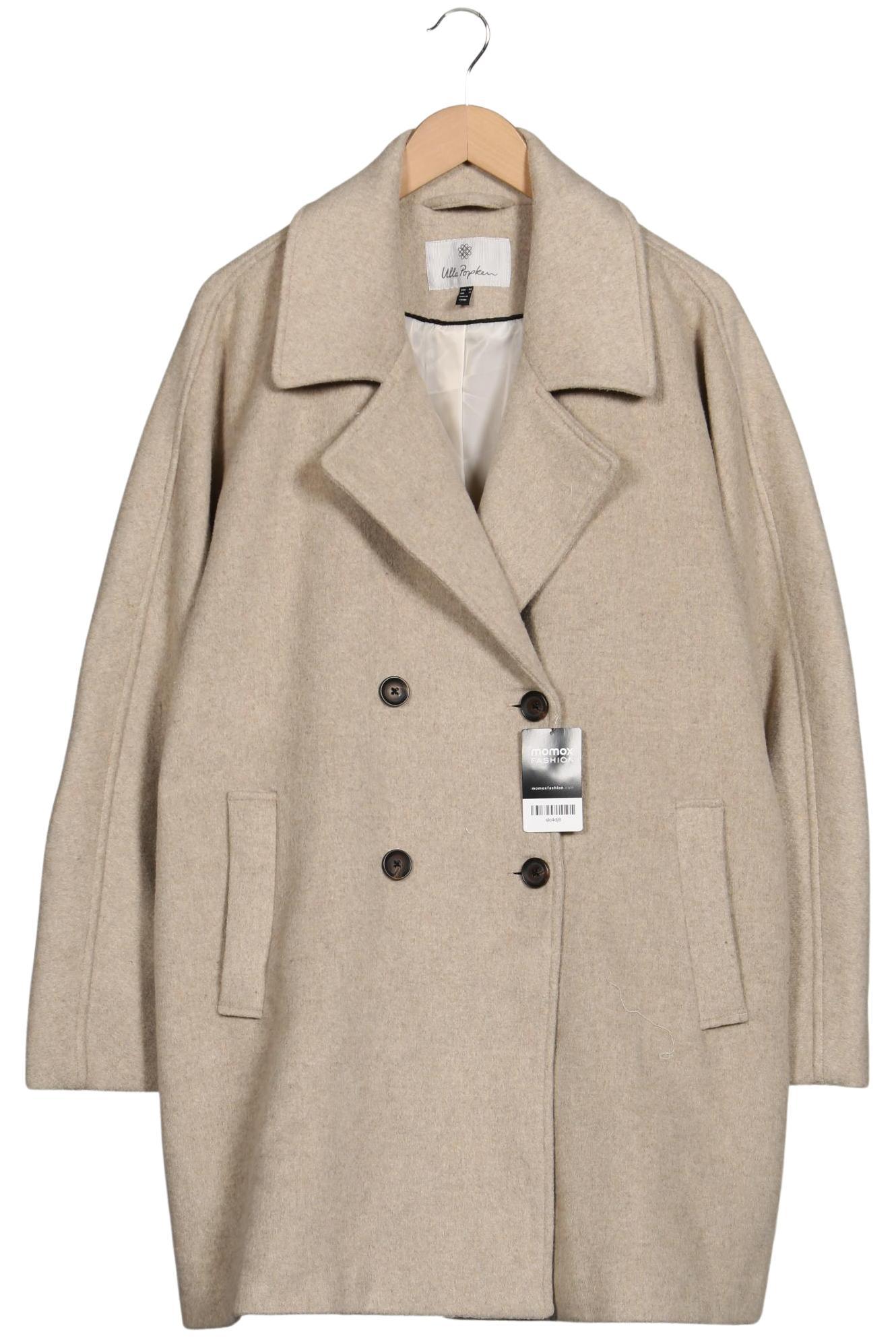 

Ulla Popken Damen Mantel, beige, Gr. 48
