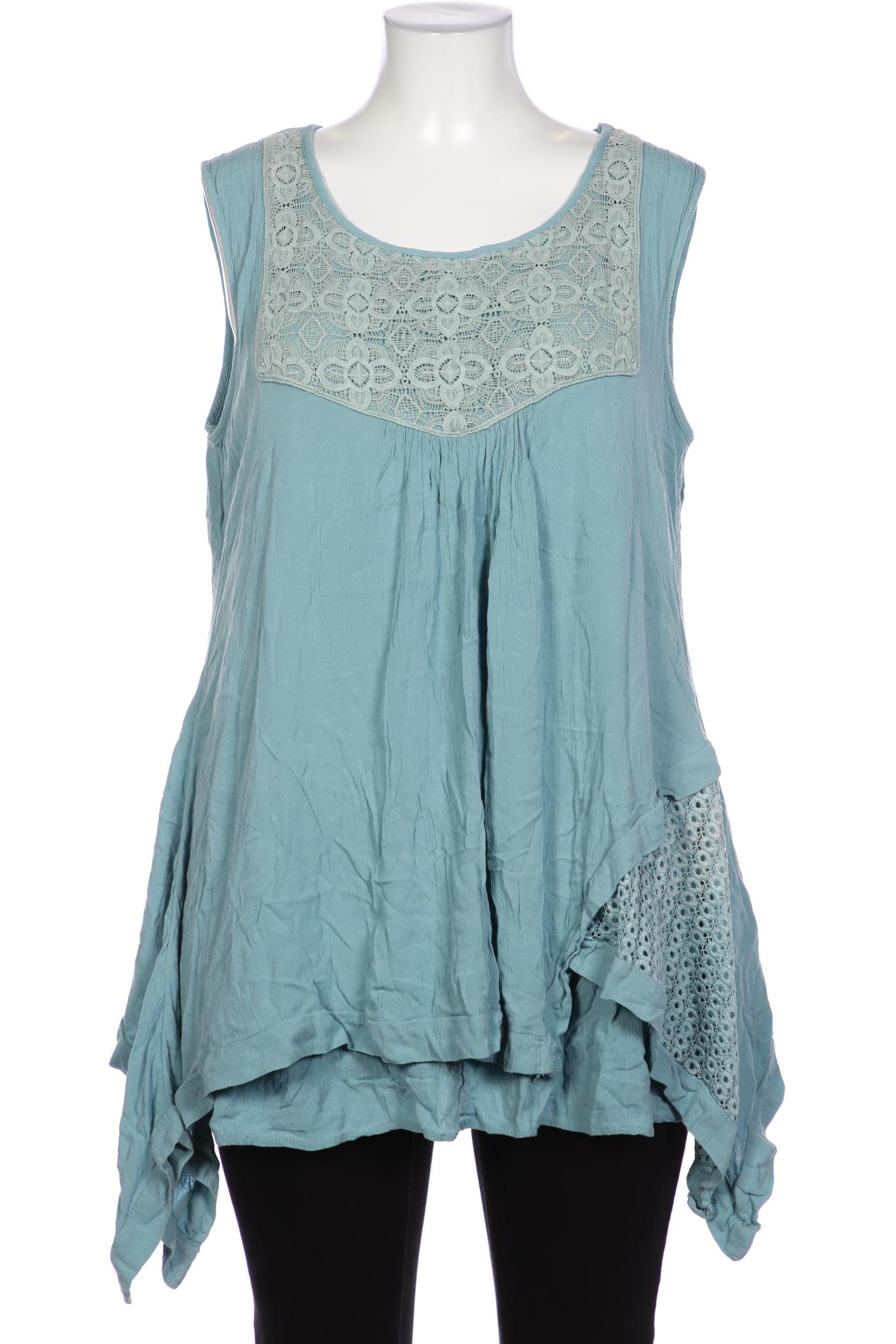 

Ulla Popken Damen Bluse, türkis, Gr. 46