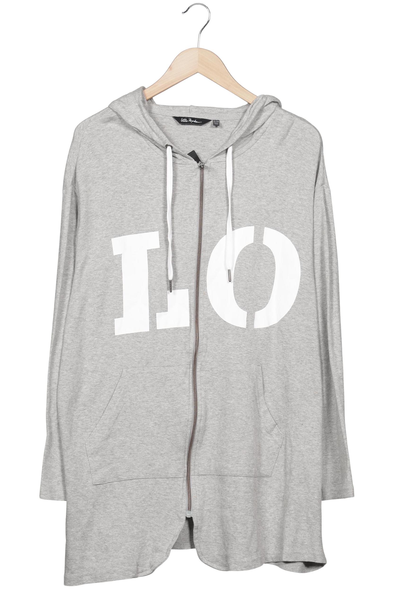 

Ulla Popken Damen Kapuzenpullover, grau, Gr. 50
