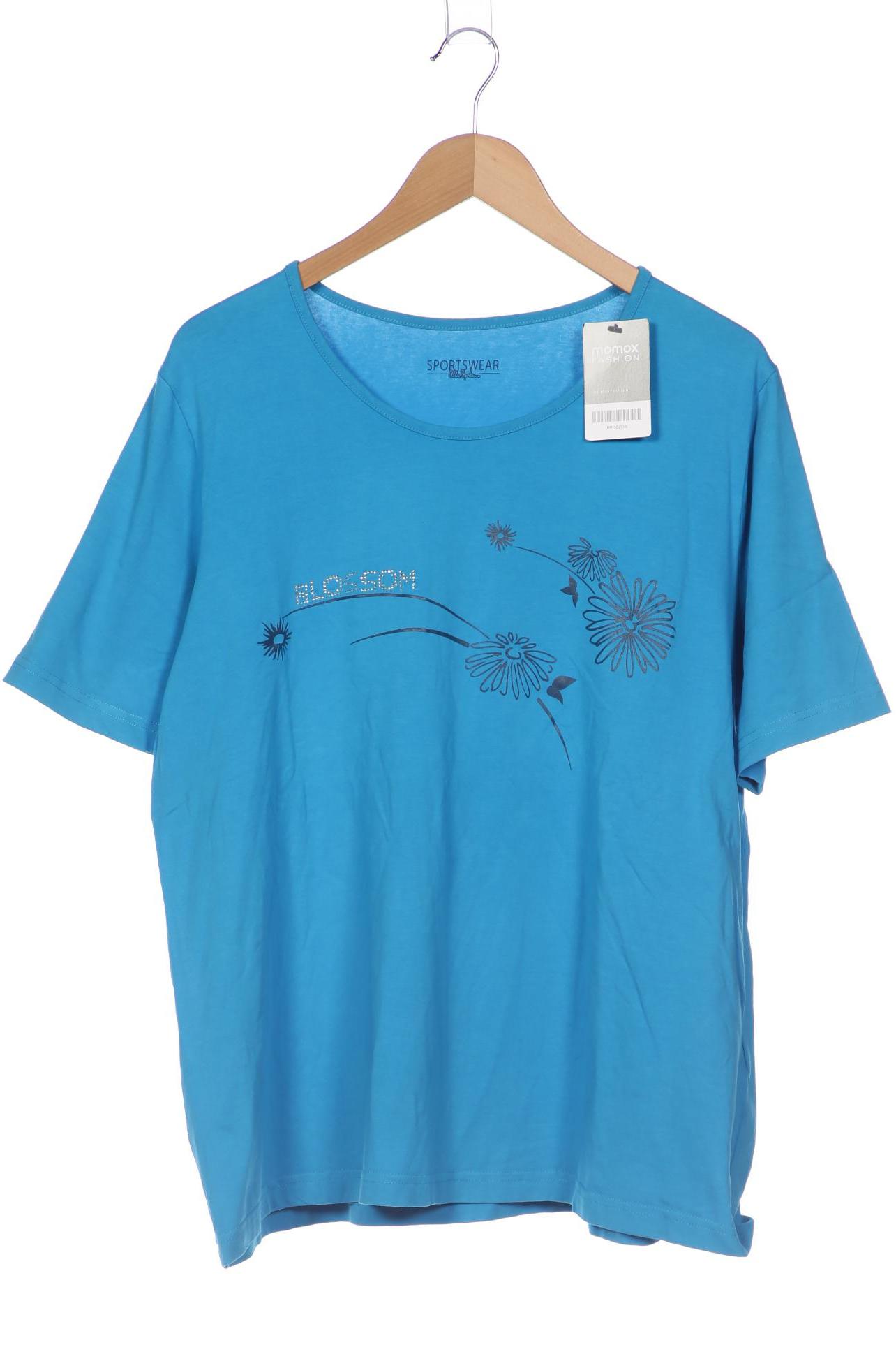 

Ulla Popken Damen T-Shirt, blau, Gr. 46