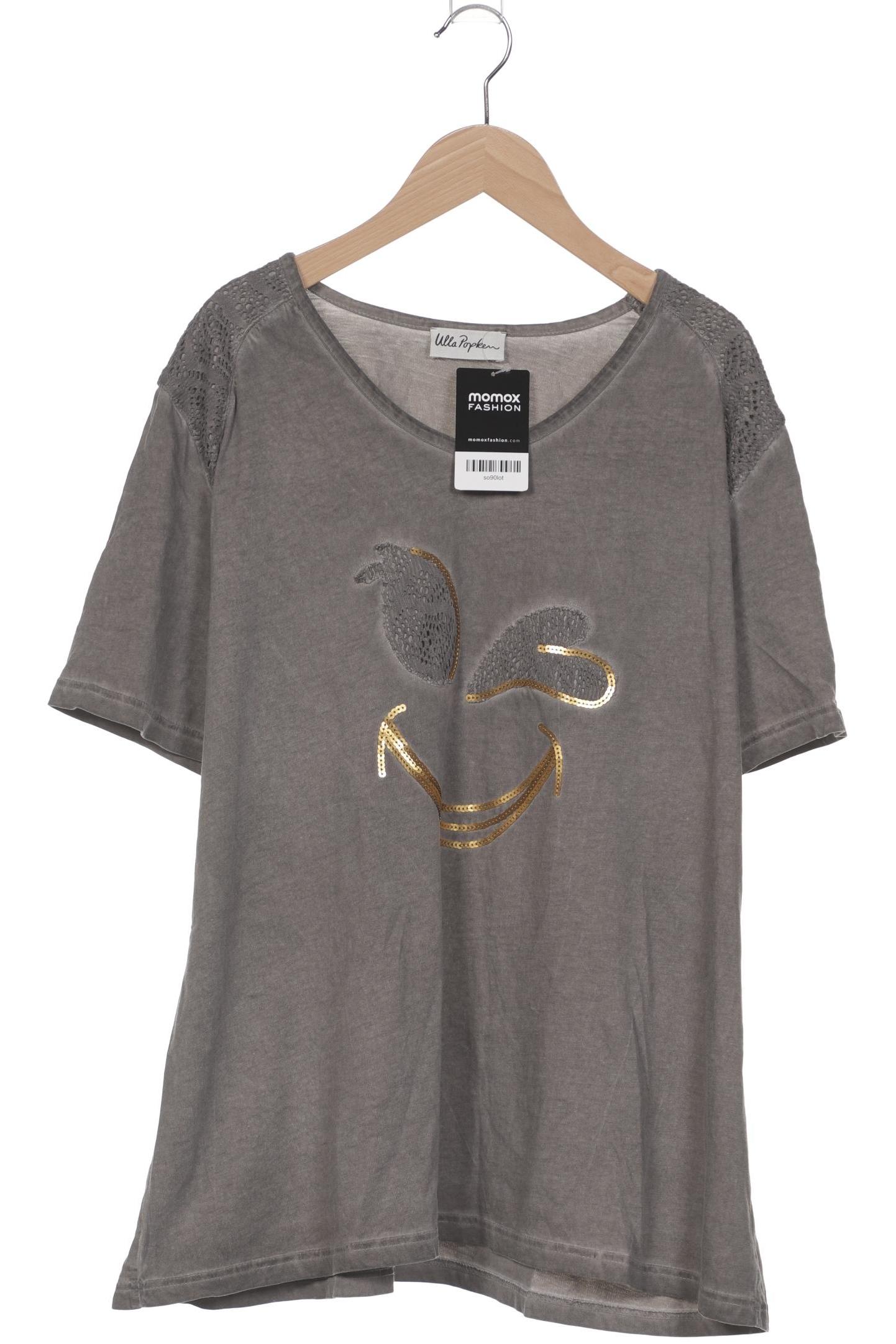 

Ulla Popken Damen T-Shirt, grau, Gr. 46
