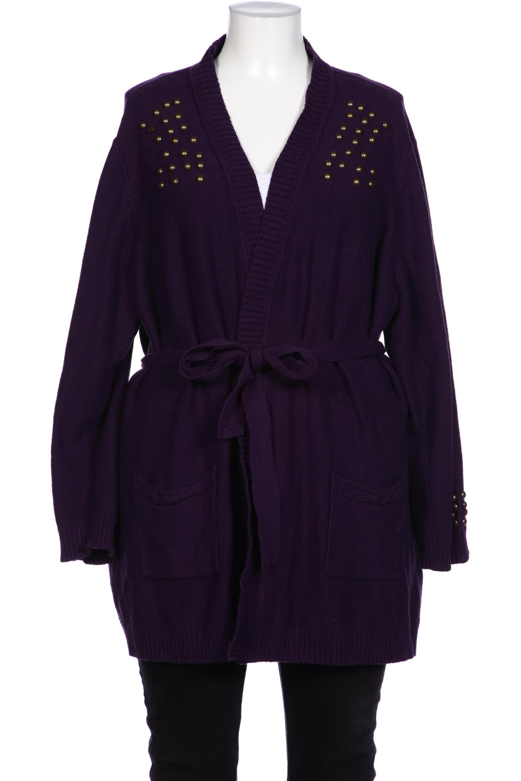 

Ulla Popken Damen Strickjacke, flieder, Gr. 54