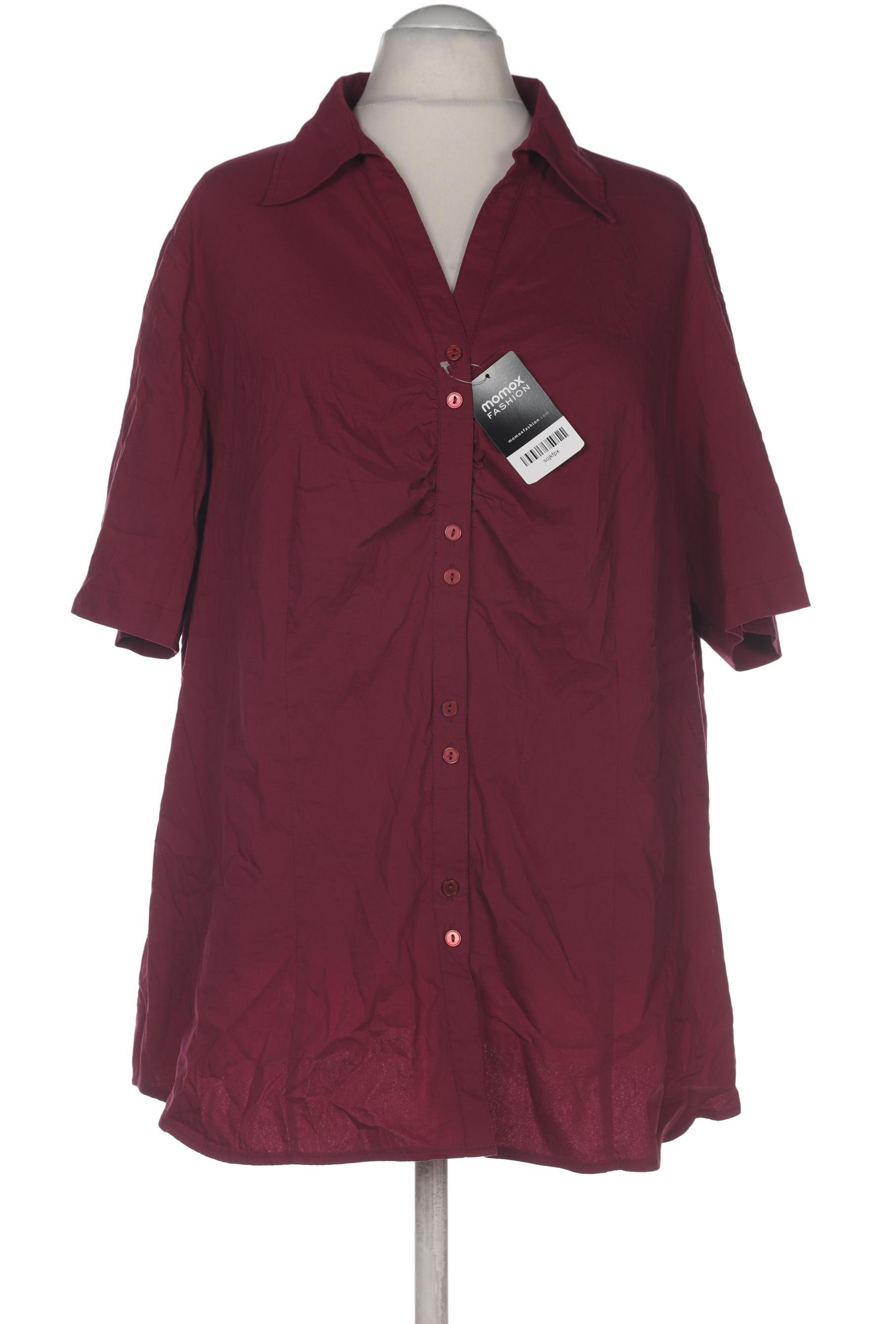 

Ulla Popken Damen Bluse, bordeaux, Gr. 54