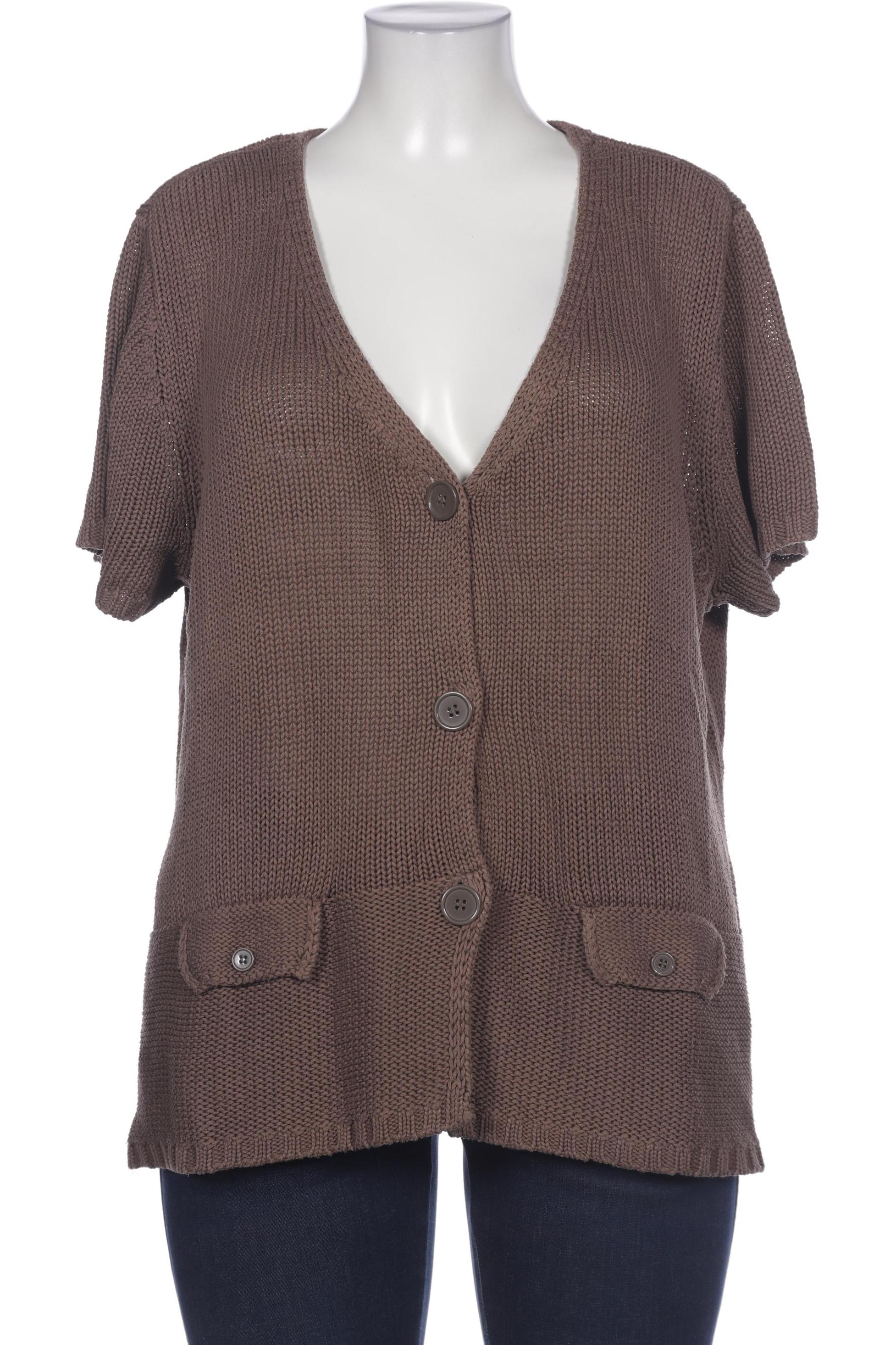 

Ulla Popken Damen Strickjacke, braun, Gr. 50