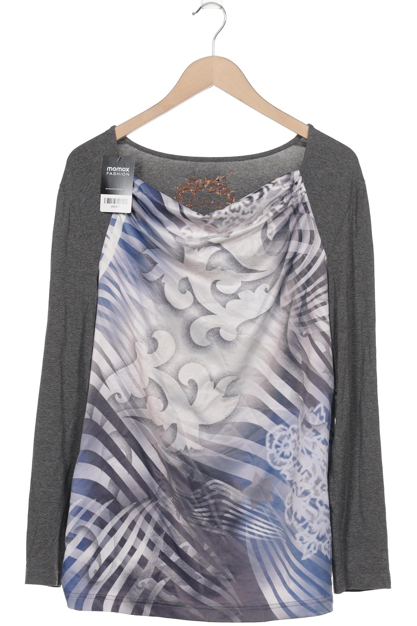 

Ulla Popken Damen Langarmshirt, grau, Gr. 42