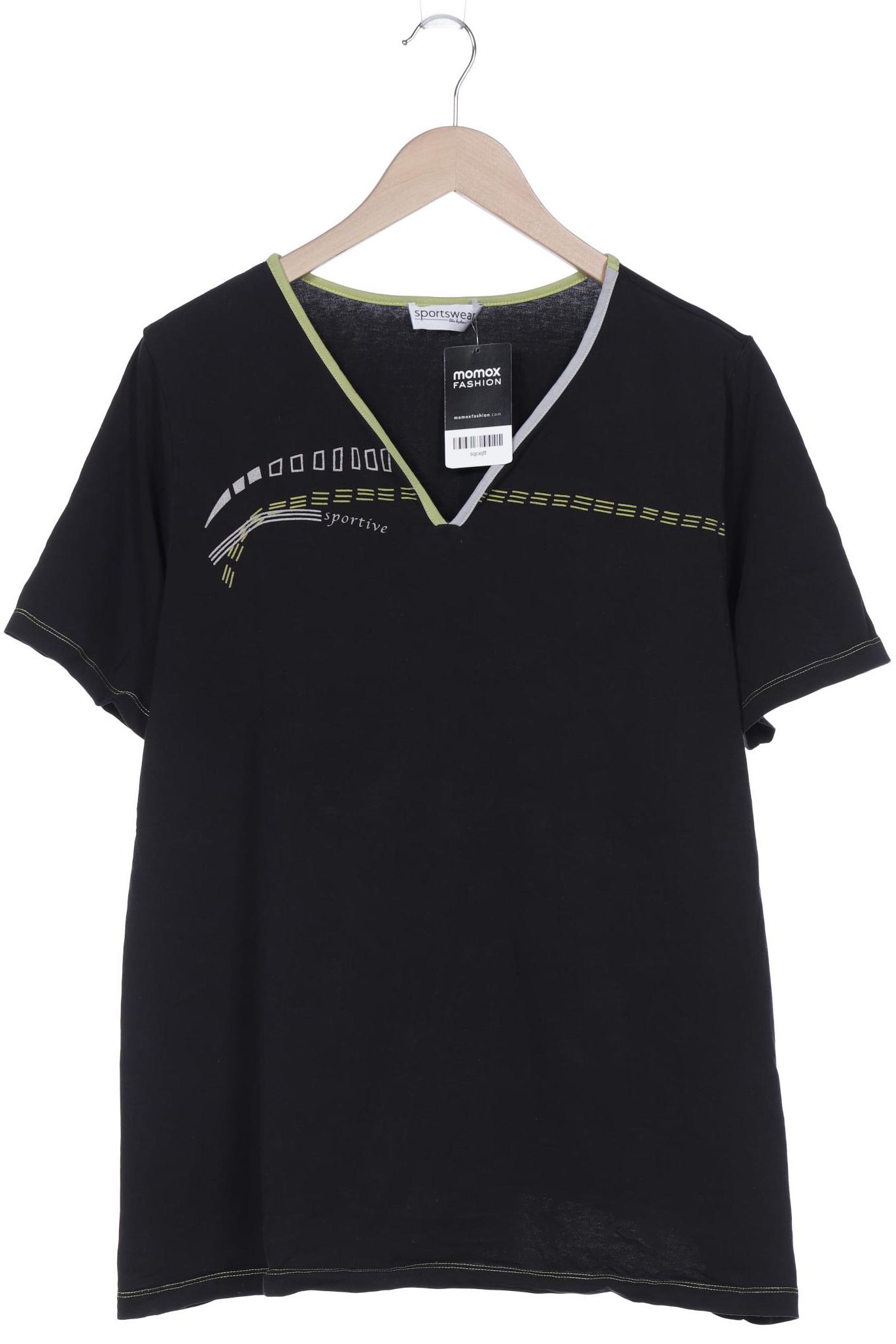 

Ulla Popken Damen T-Shirt, schwarz, Gr. 46