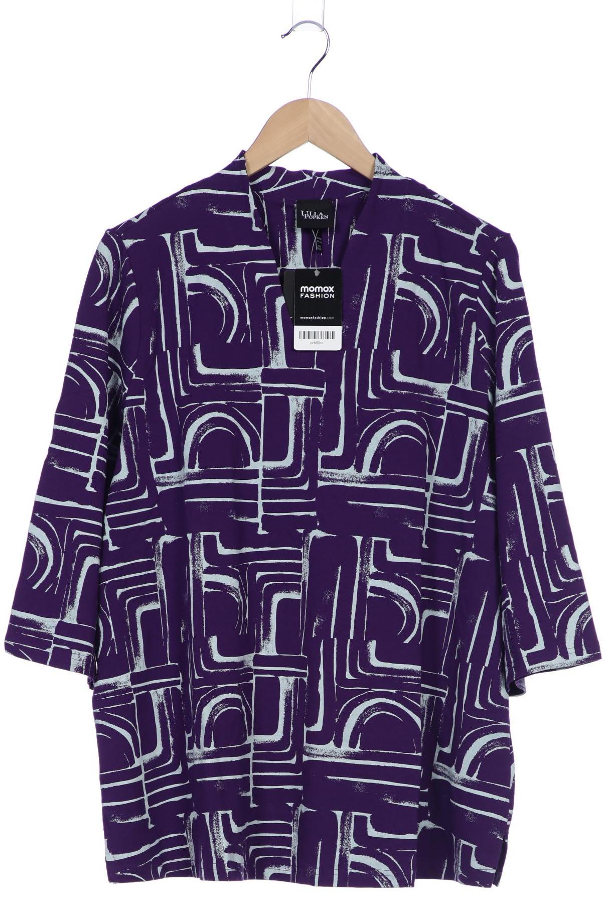 

Ulla Popken Damen Langarmshirt, flieder, Gr. 46