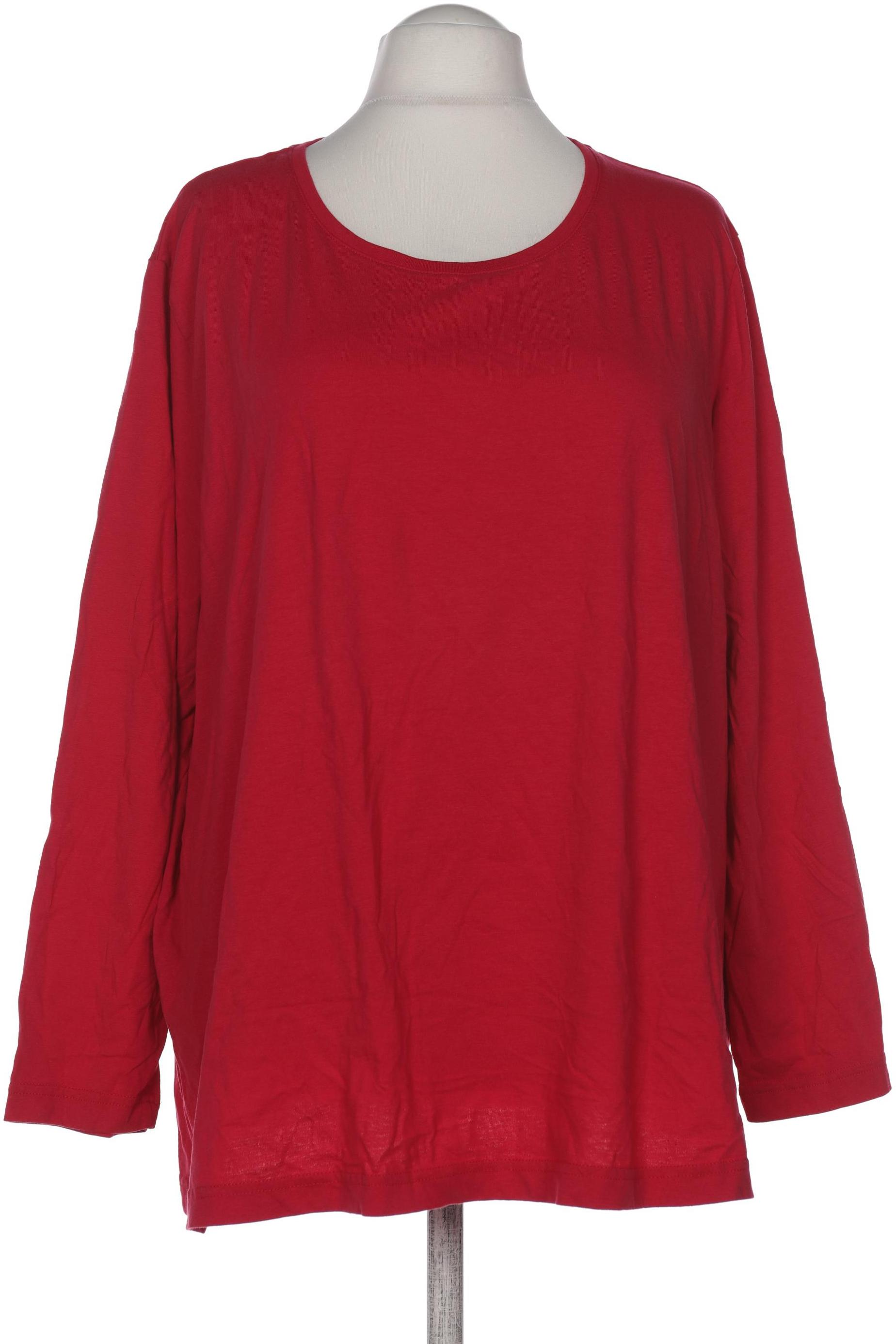 

Ulla Popken Damen Langarmshirt, rot, Gr. 58