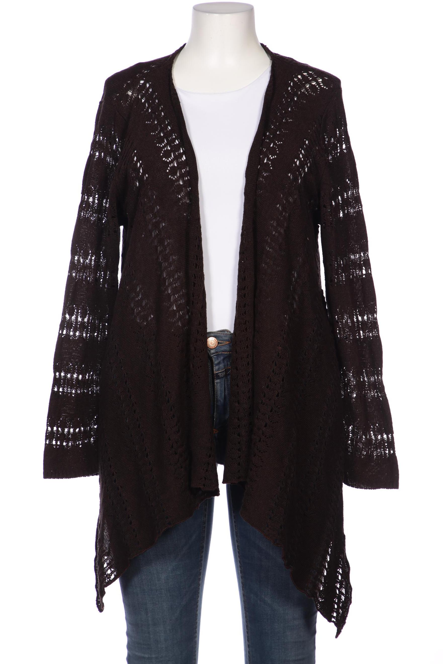

Ulla Popken Damen Strickjacke, braun, Gr. 42