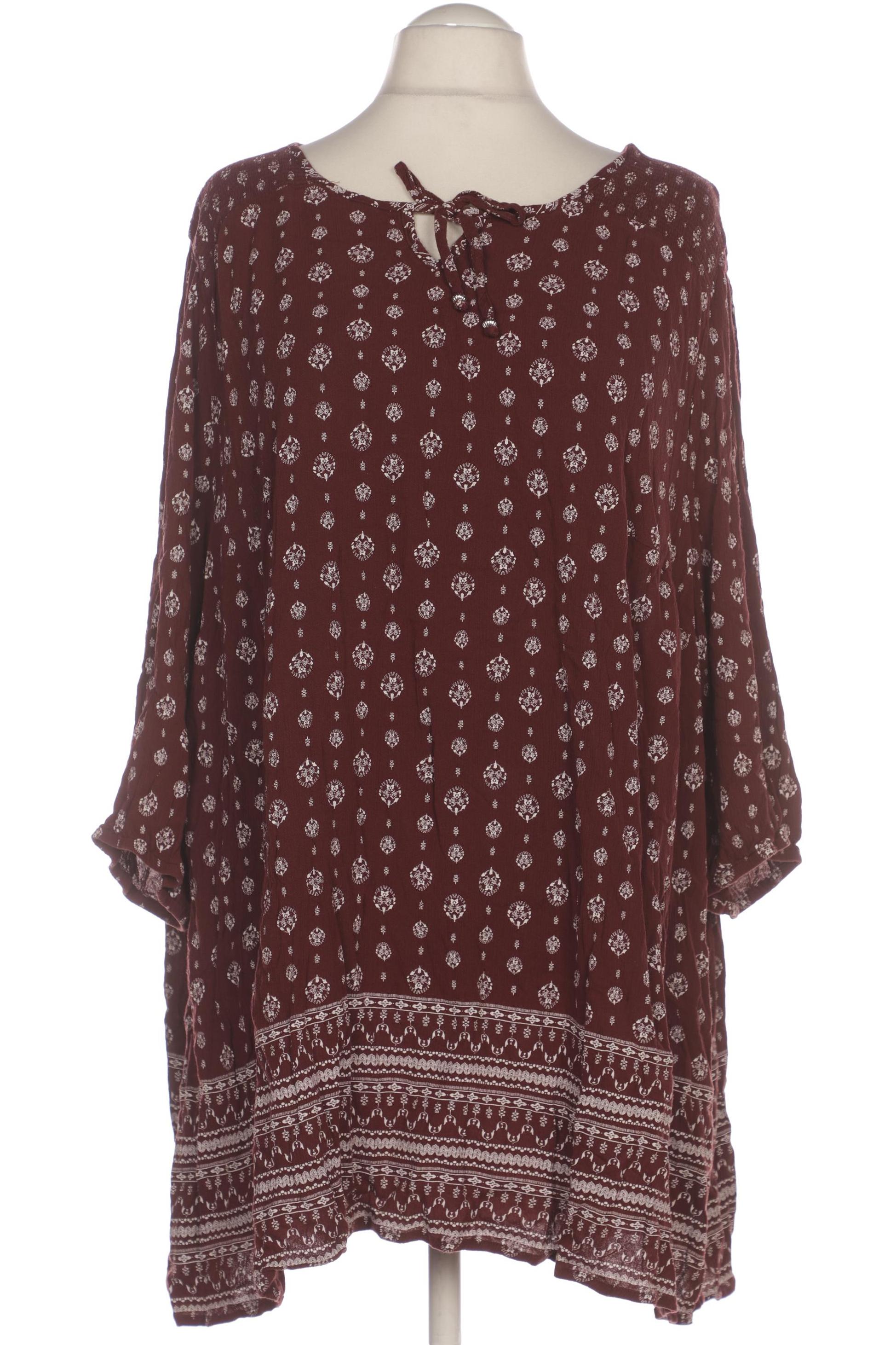 

Ulla Popken Damen Bluse, bordeaux, Gr. 58