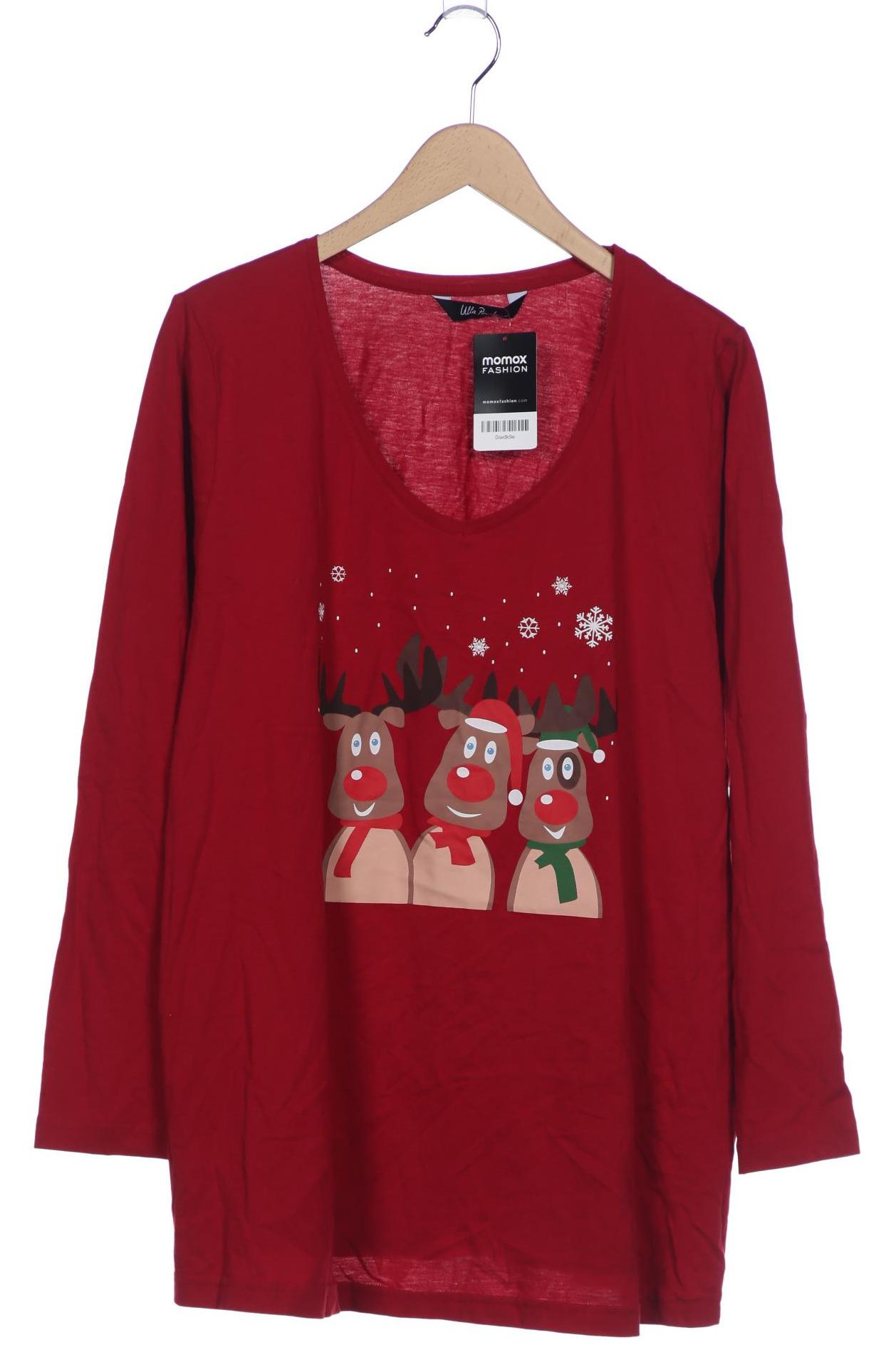 

Ulla Popken Damen Langarmshirt, rot, Gr. 48