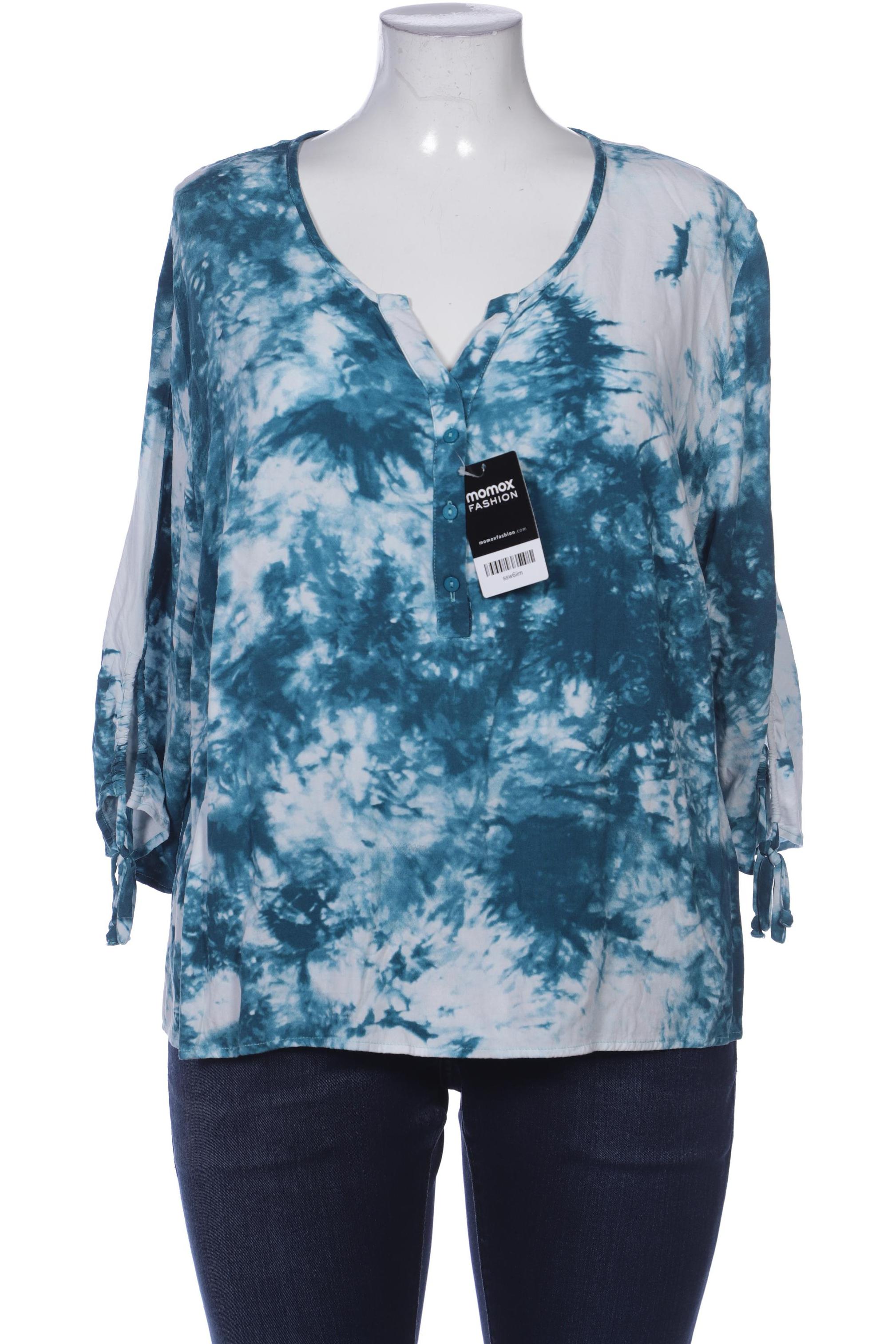 

Ulla Popken Damen Bluse, türkis, Gr. 44