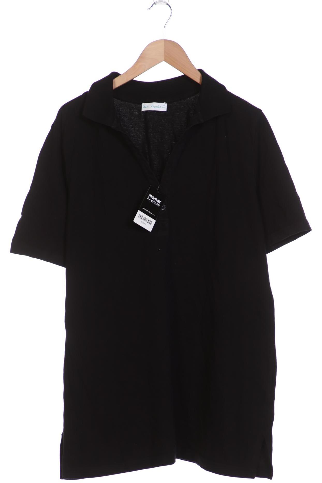 

Ulla Popken Damen Poloshirt, schwarz