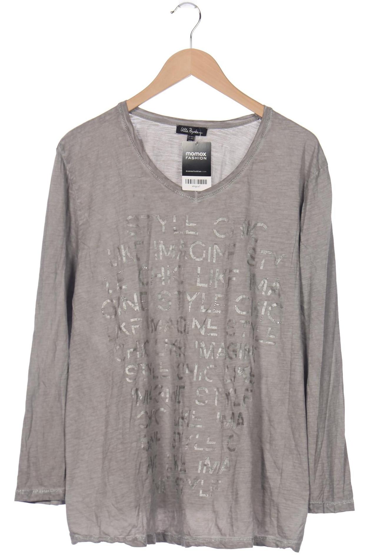 

Ulla Popken Damen Langarmshirt, grau