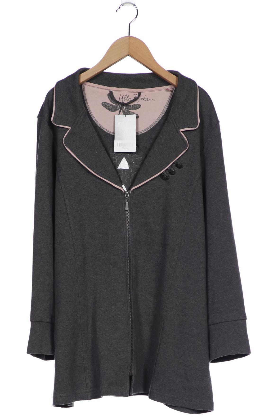 

Ulla Popken Damen Strickjacke, grau, Gr. 46