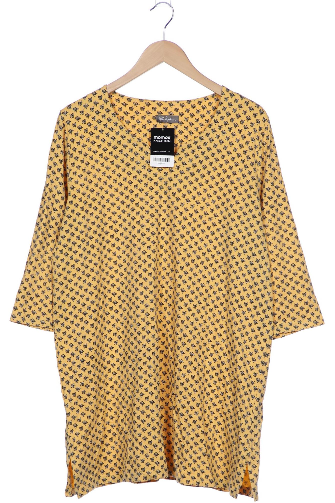 

Ulla Popken Damen Langarmshirt, gelb, Gr. 46
