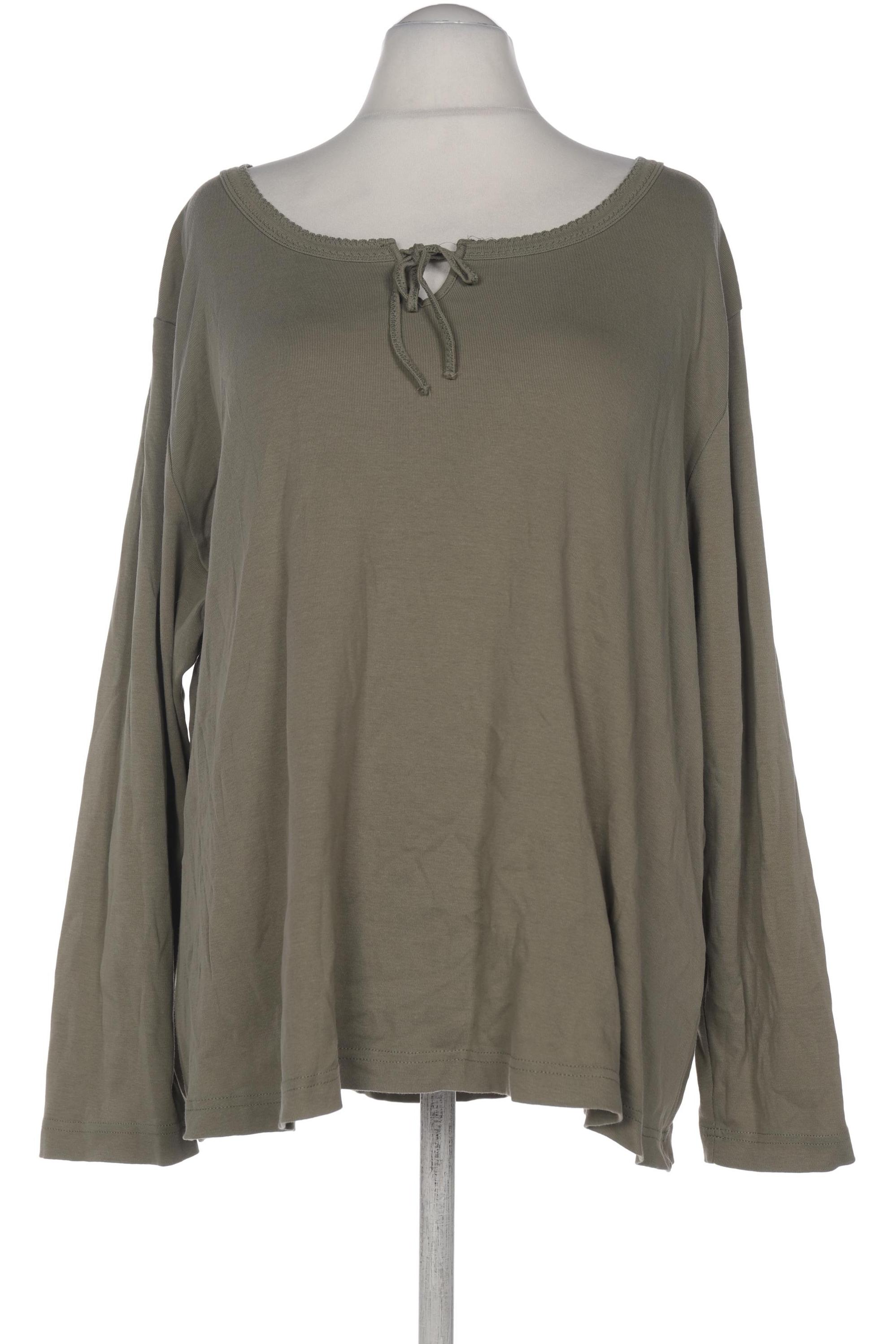 

Ulla Popken Damen Langarmshirt, grün, Gr. 54