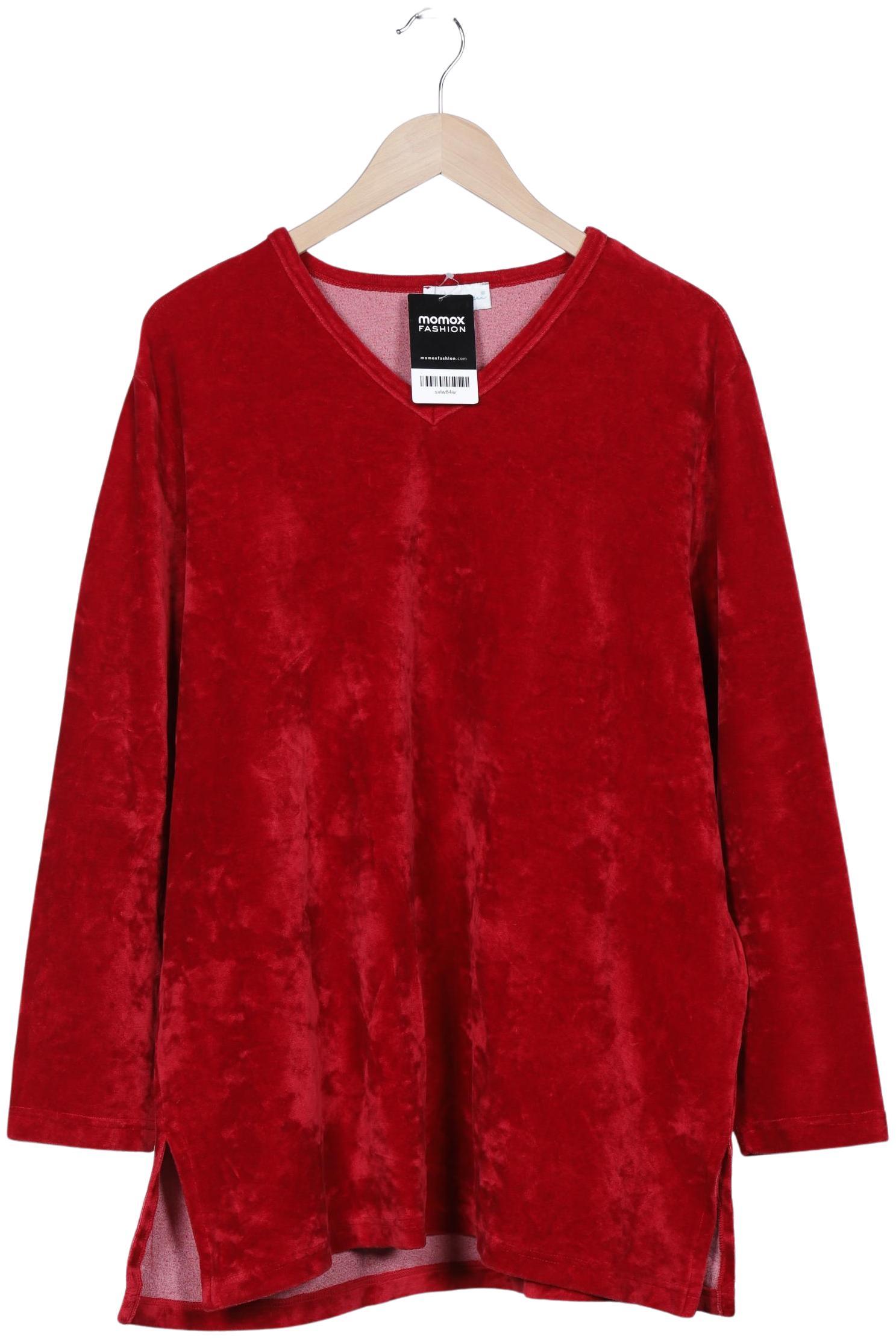 

Ulla Popken Damen Sweatshirt, rot, Gr. 46