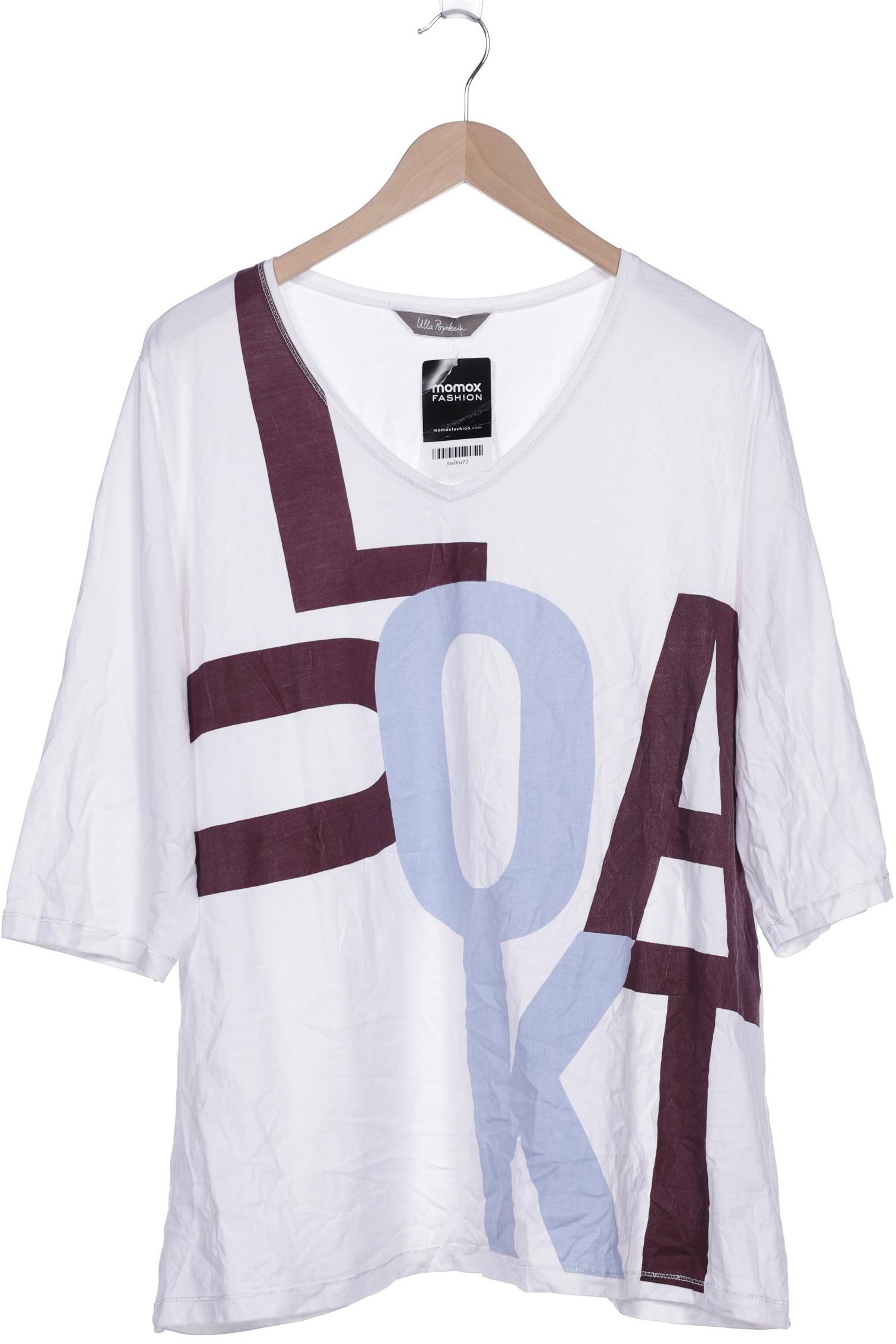 

Ulla Popken Damen Langarmshirt, weiß