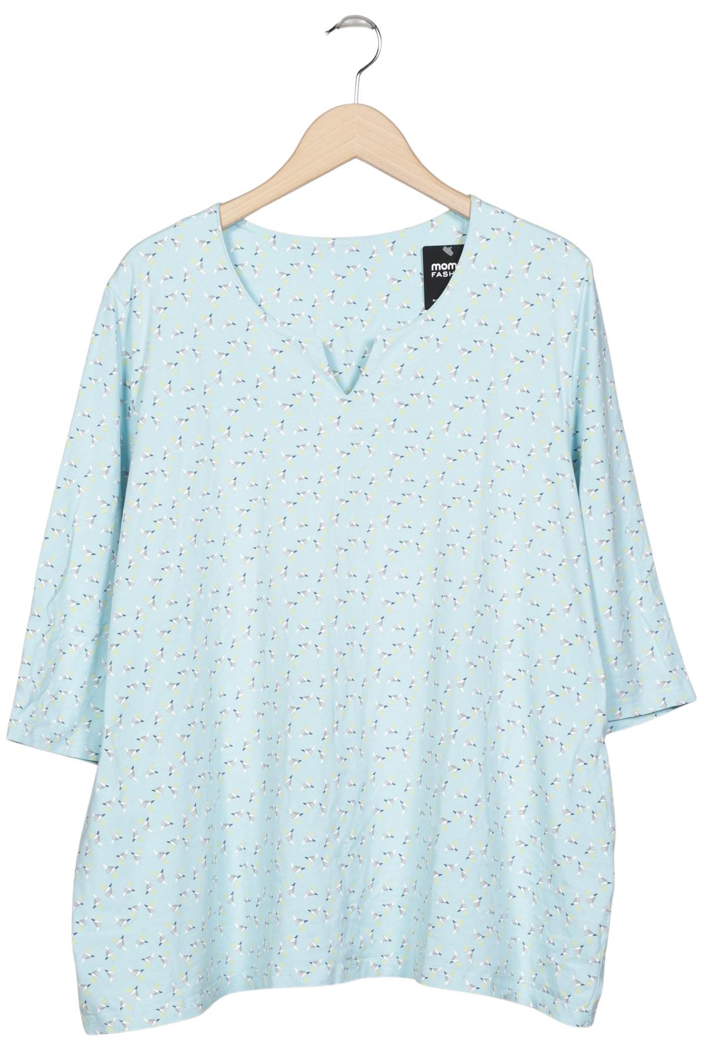 

Ulla Popken Damen Langarmshirt, hellblau, Gr. 48