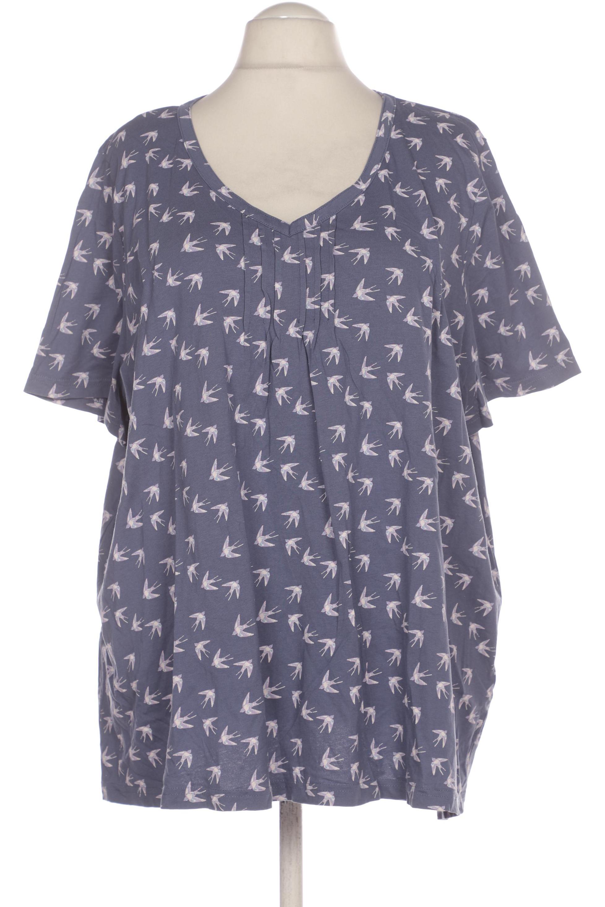 

Ulla Popken Damen T-Shirt, blau, Gr. 54