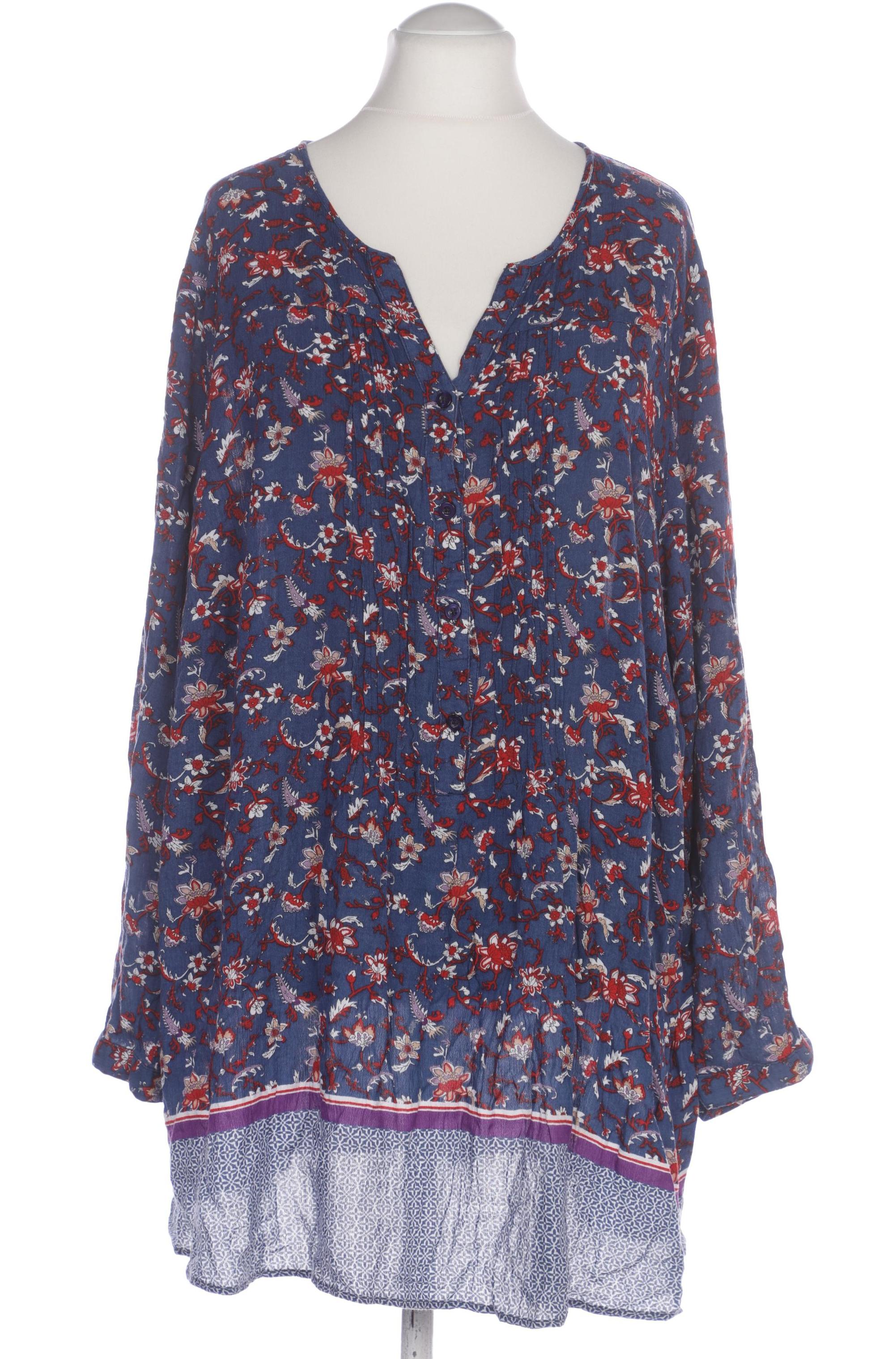 

Ulla Popken Damen Bluse, blau, Gr. 58