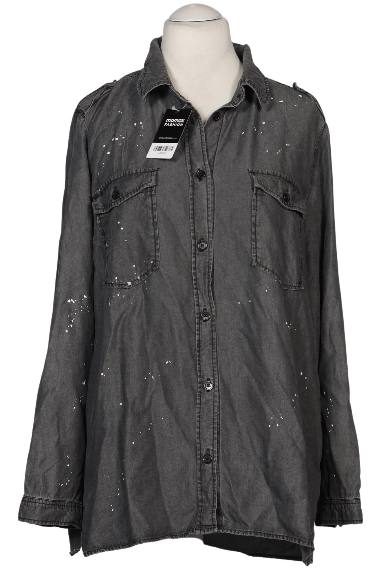 

Ulla Popken Damen Bluse, grau, Gr. 46