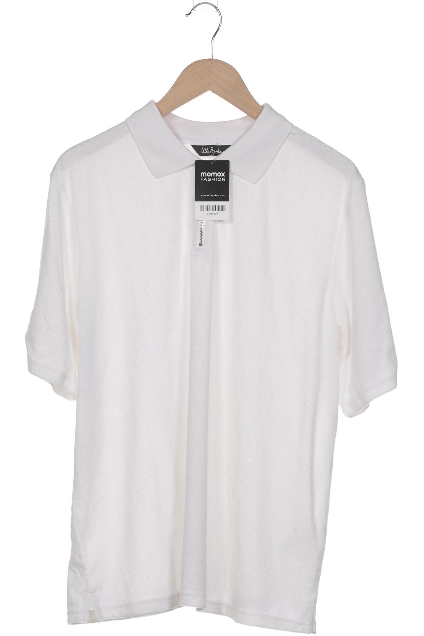 

Ulla Popken Damen Poloshirt, weiß, Gr. 46