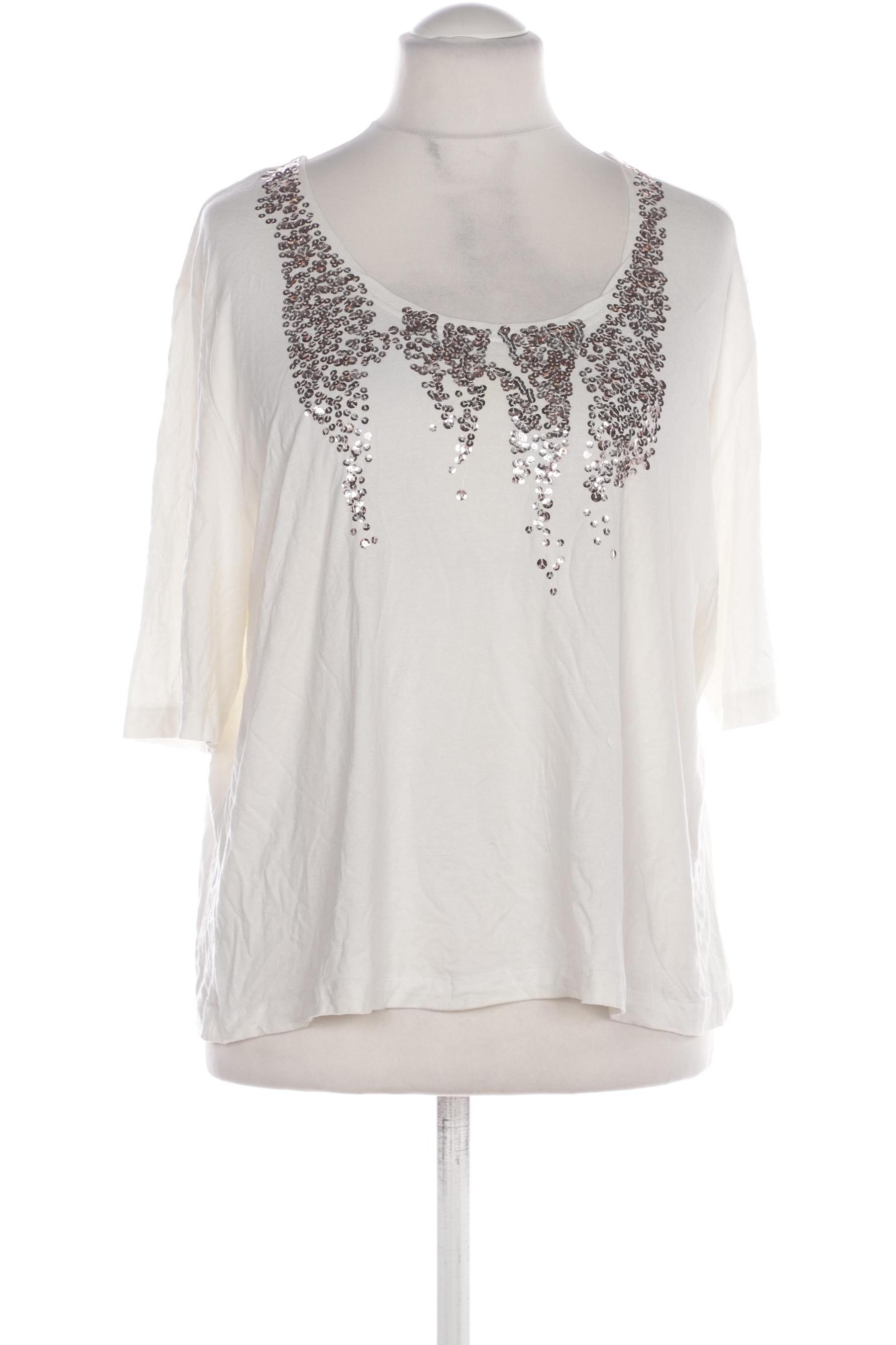 

Ulla Popken Damen T-Shirt, weiß, Gr. 52
