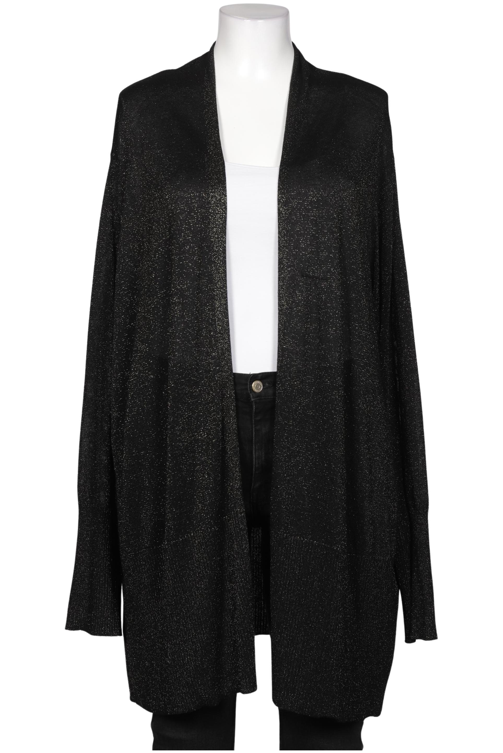 

Ulla Popken Damen Strickjacke, schwarz, Gr. 46