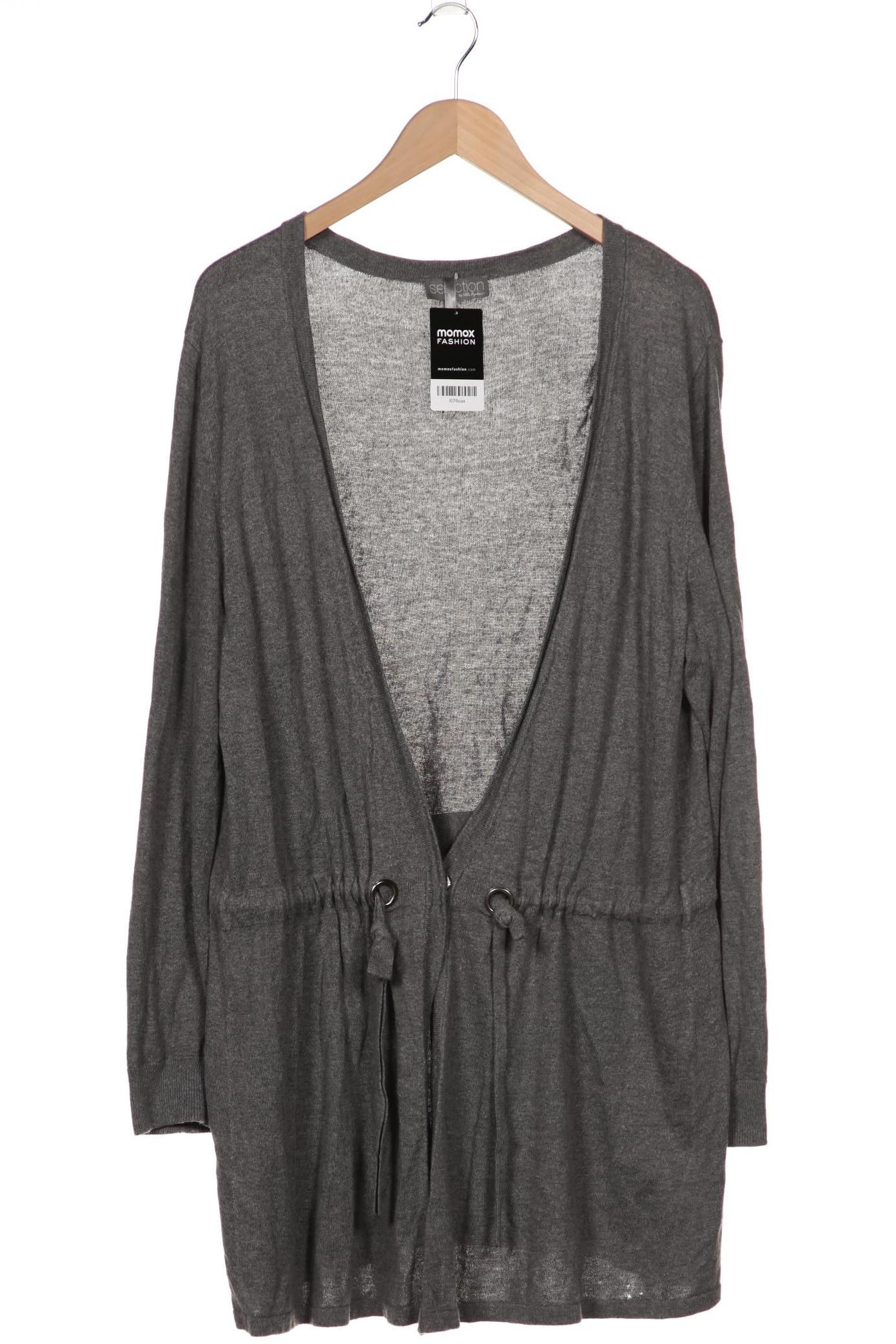 

Ulla Popken Damen Strickjacke, grau