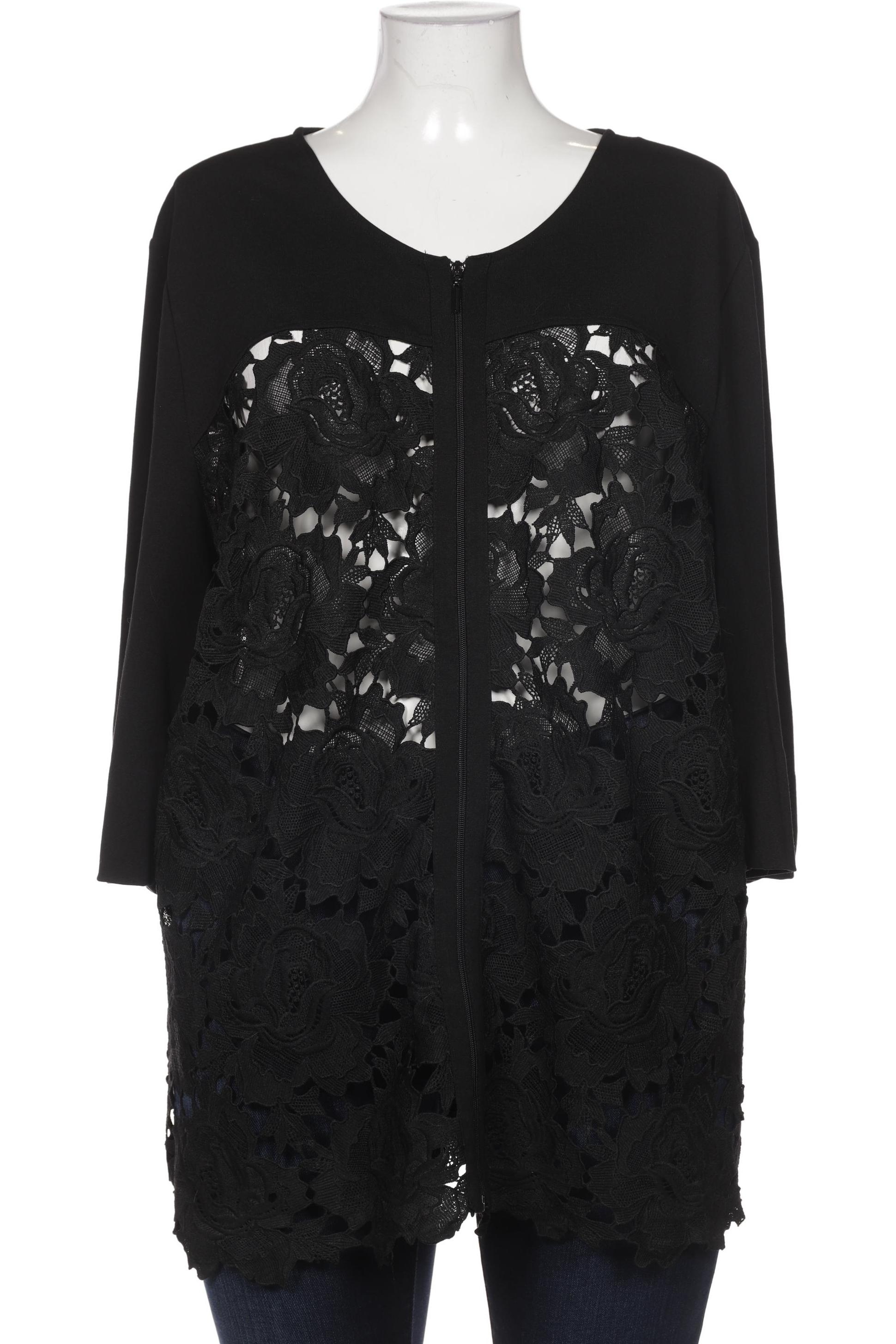 

Ulla Popken Damen Strickjacke, schwarz, Gr. 50