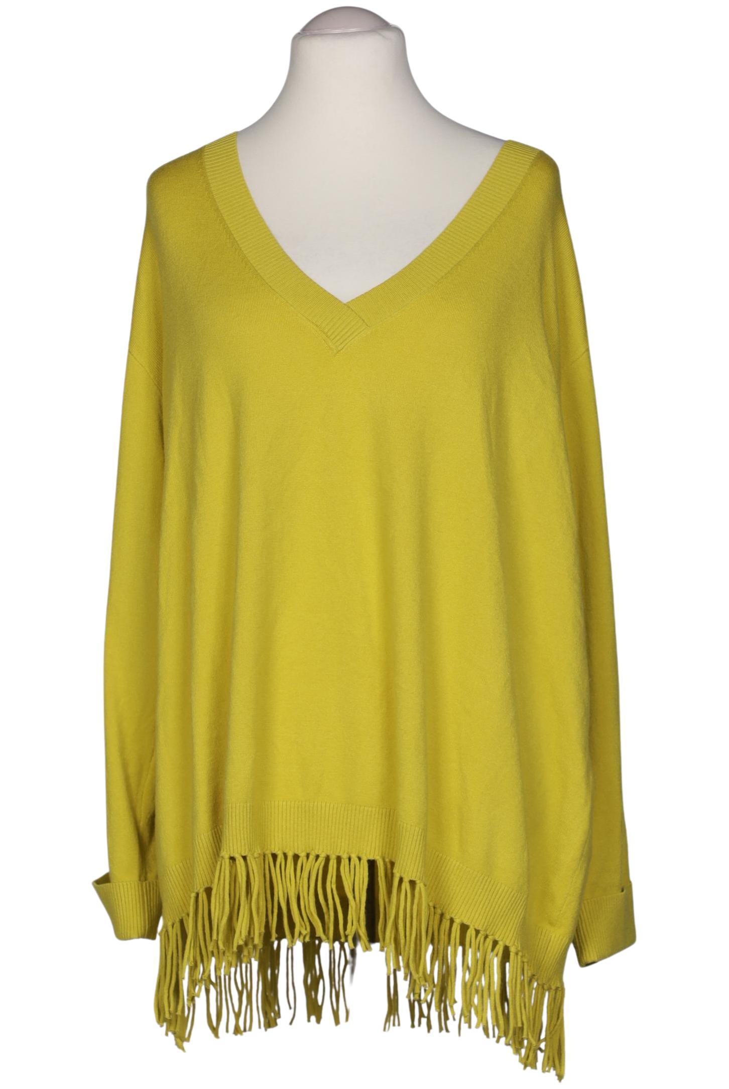 

Ulla Popken Damen Pullover, gelb, Gr. 54