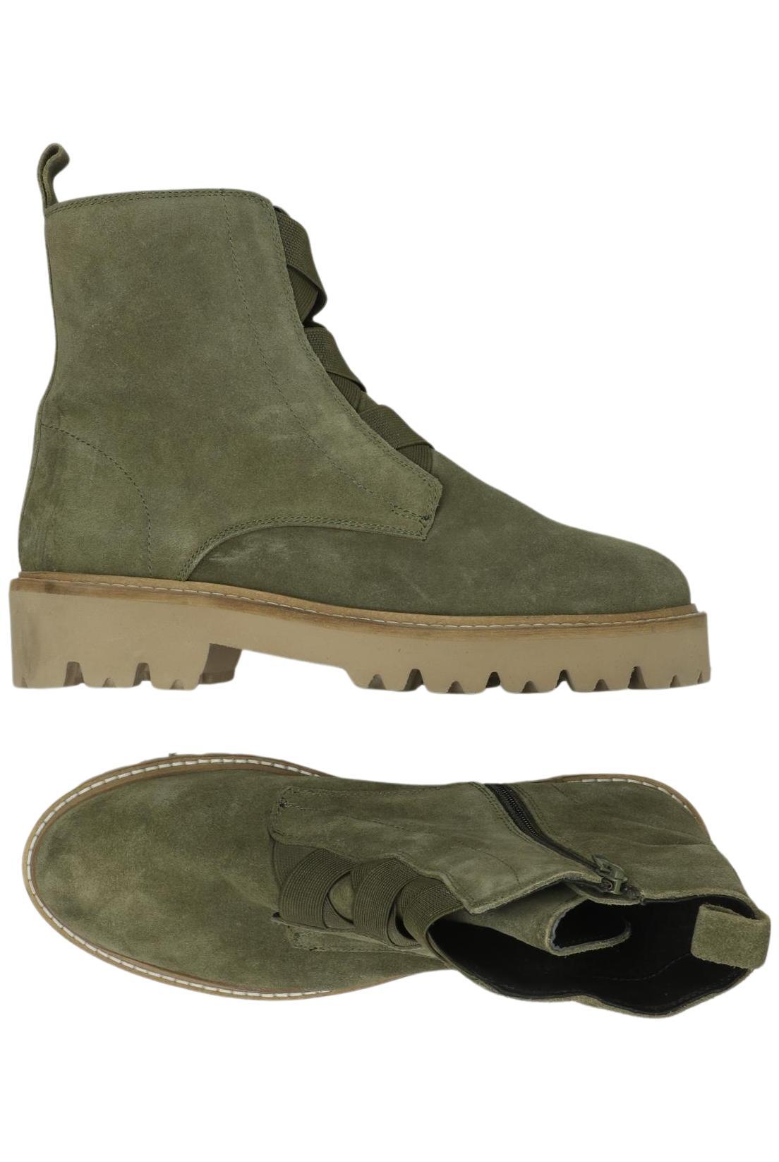 

Ulla Popken Damen Stiefelette, grün, Gr. 41