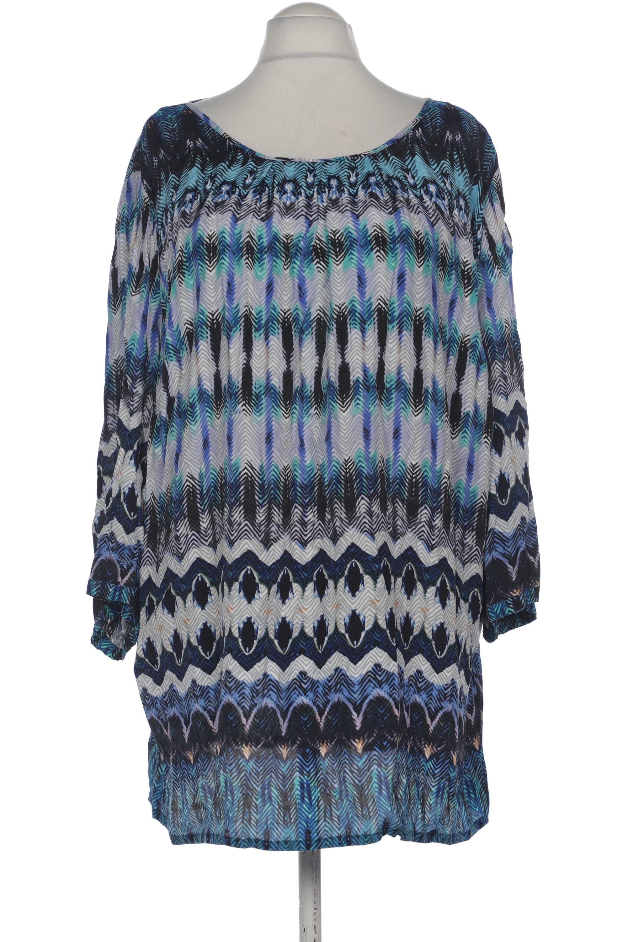 

Ulla Popken Damen Bluse, blau, Gr. 52