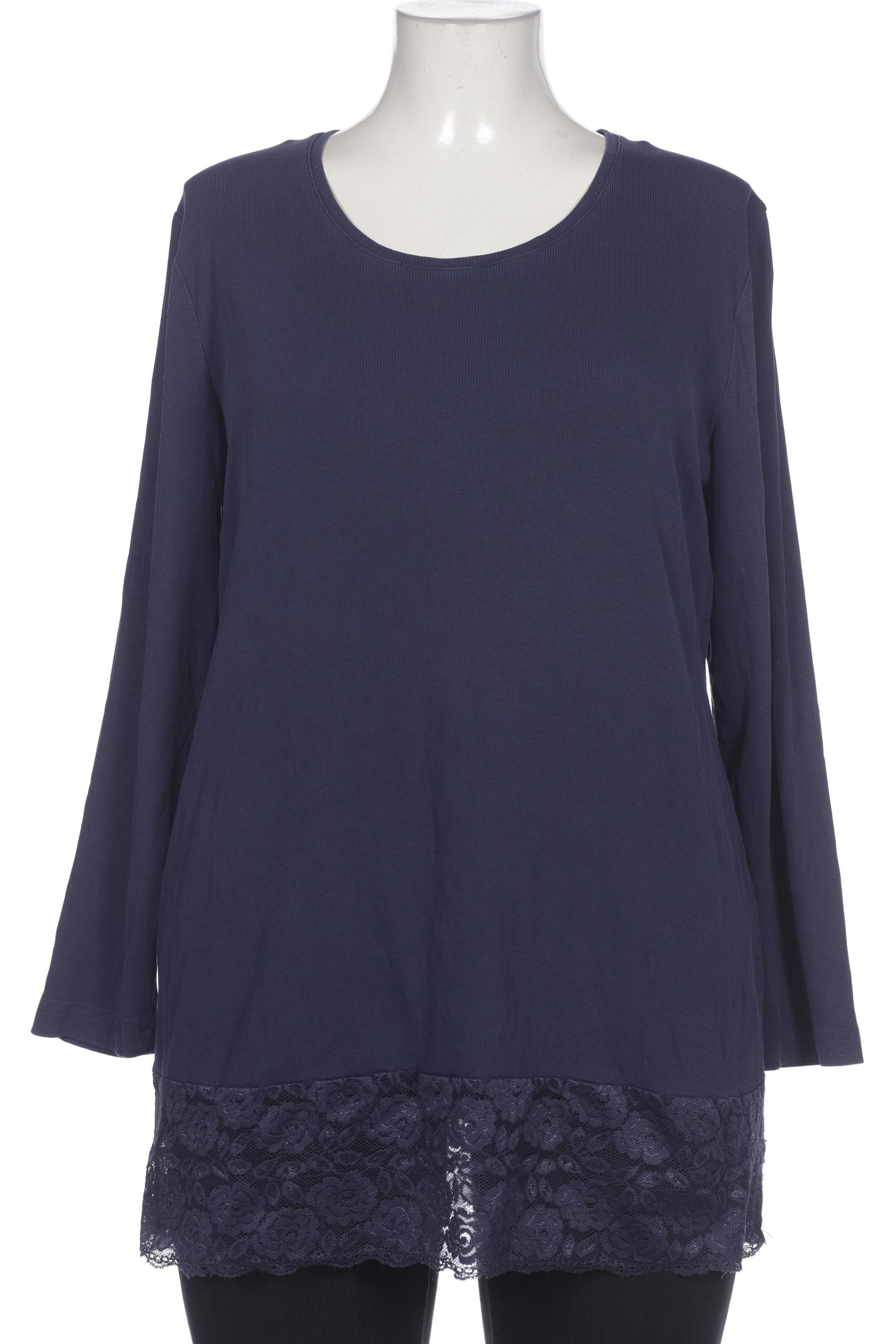 

Ulla Popken Damen Langarmshirt, marineblau, Gr. 46