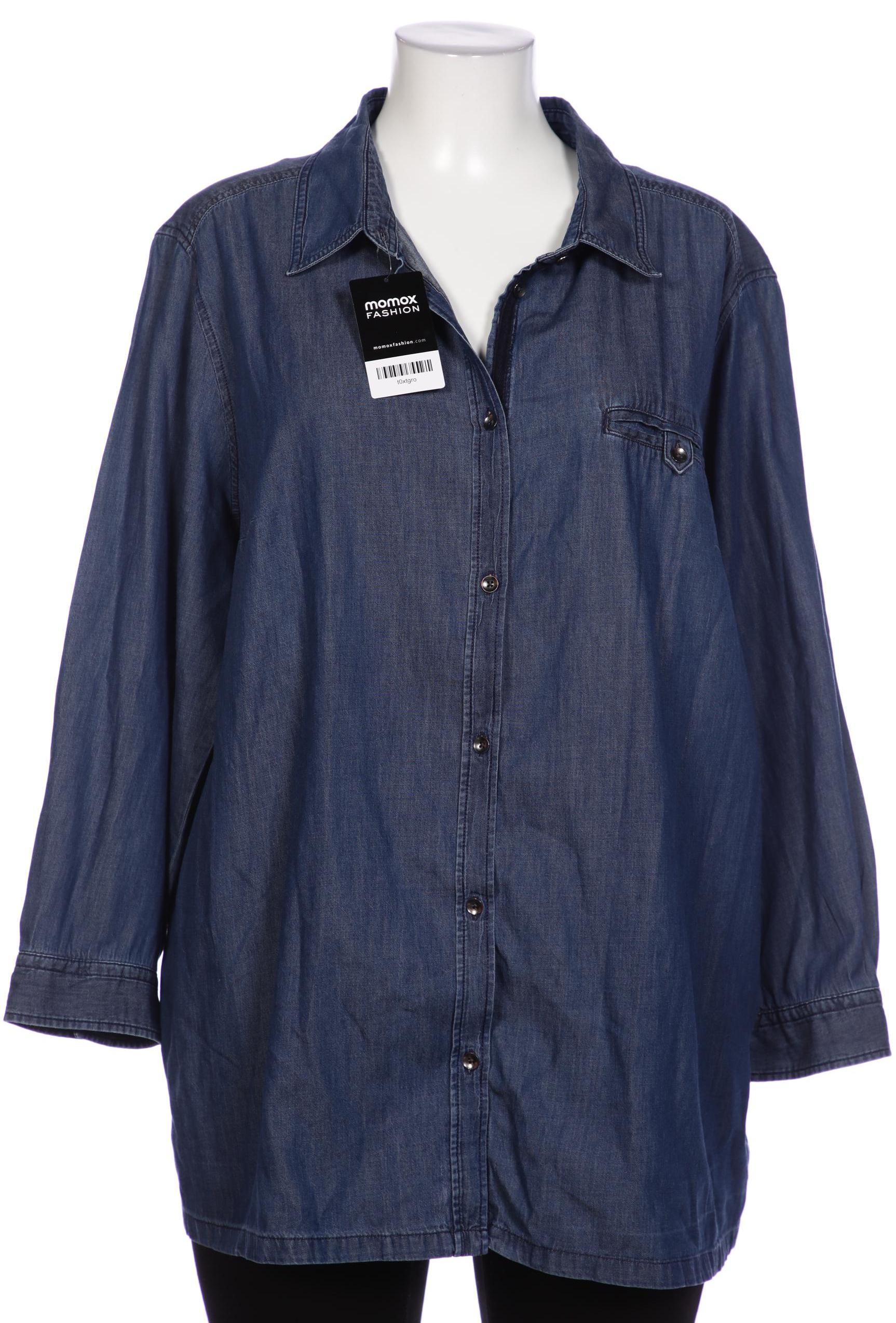 

Ulla Popken Damen Bluse, blau, Gr. 50
