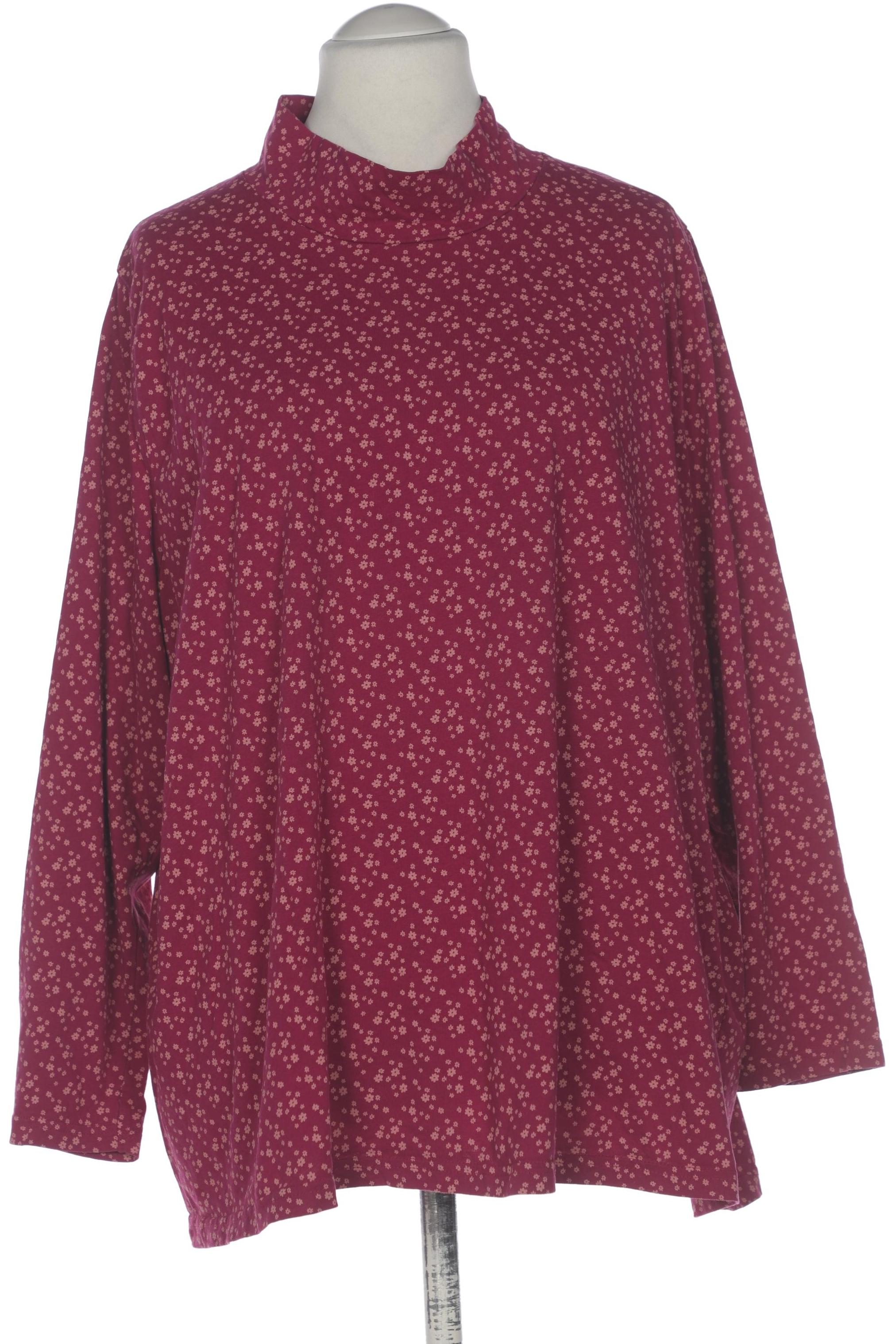 

Ulla Popken Damen Langarmshirt, bordeaux, Gr. 54