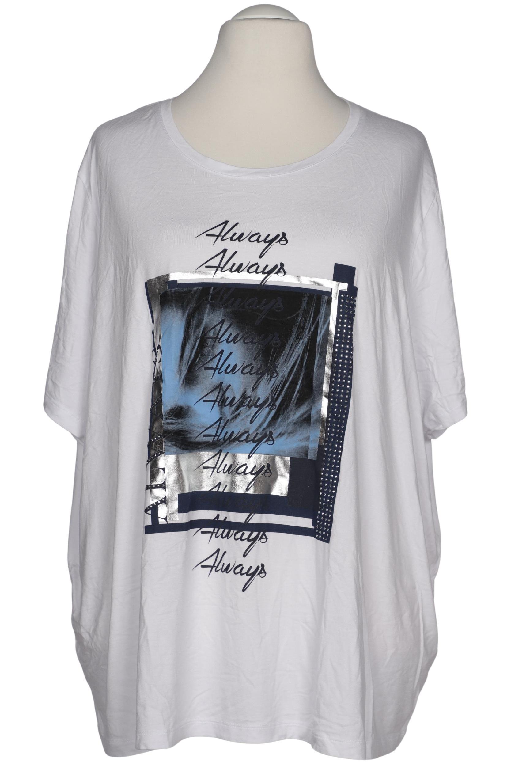 

Ulla Popken Damen T-Shirt, weiß, Gr. 54