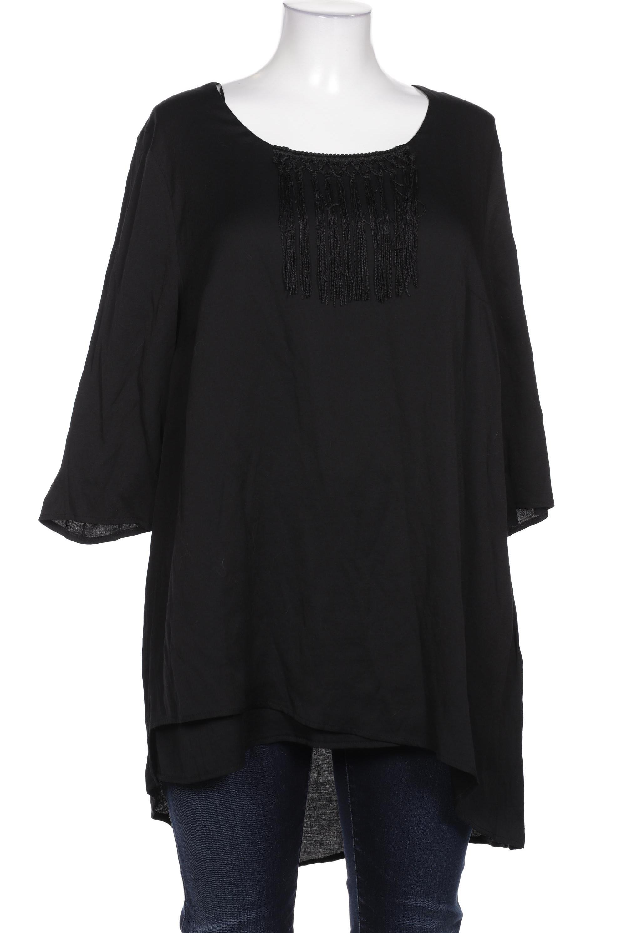 

Ulla Popken Damen Bluse, schwarz, Gr. 46