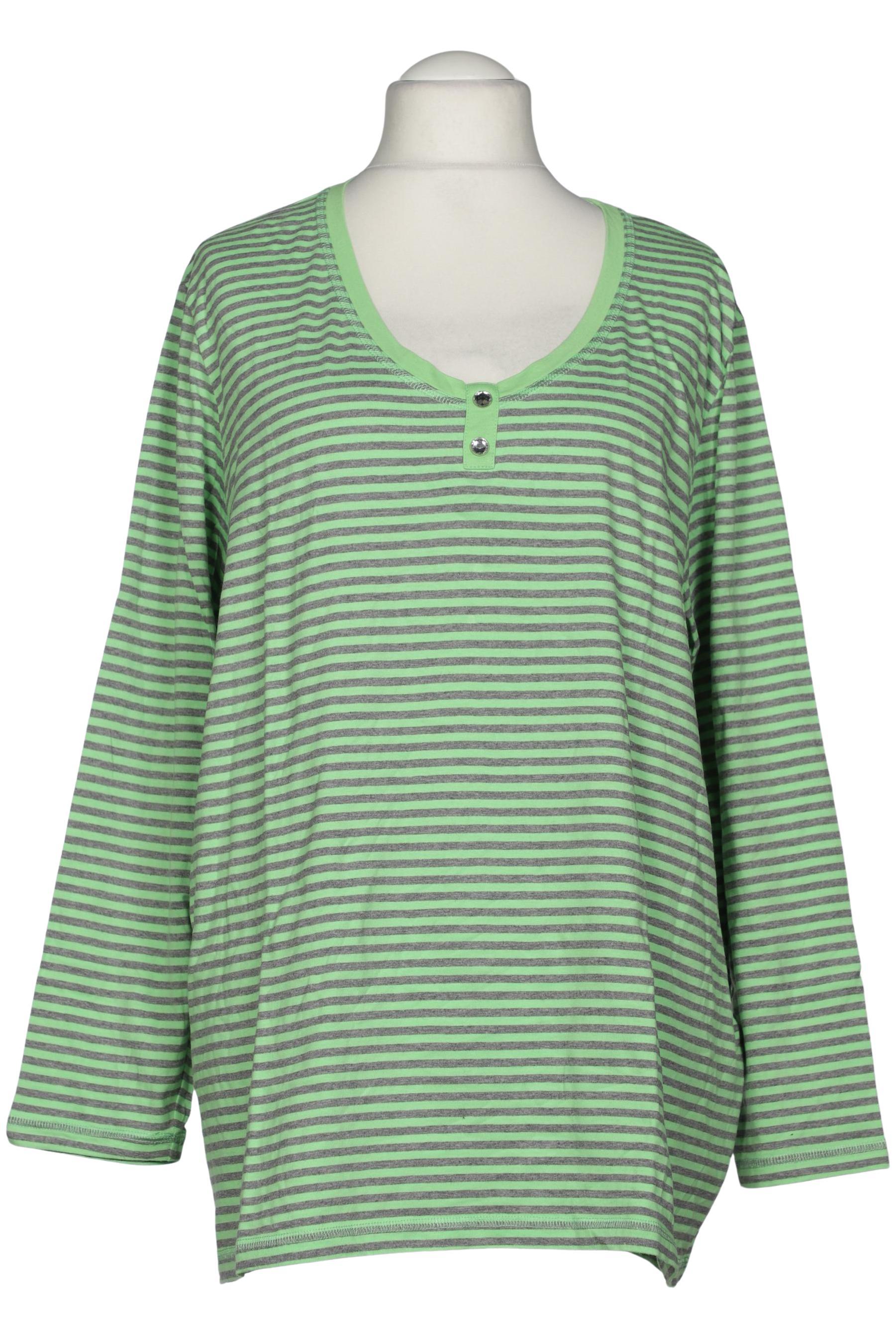 

Ulla Popken Damen Langarmshirt, grün, Gr. 54