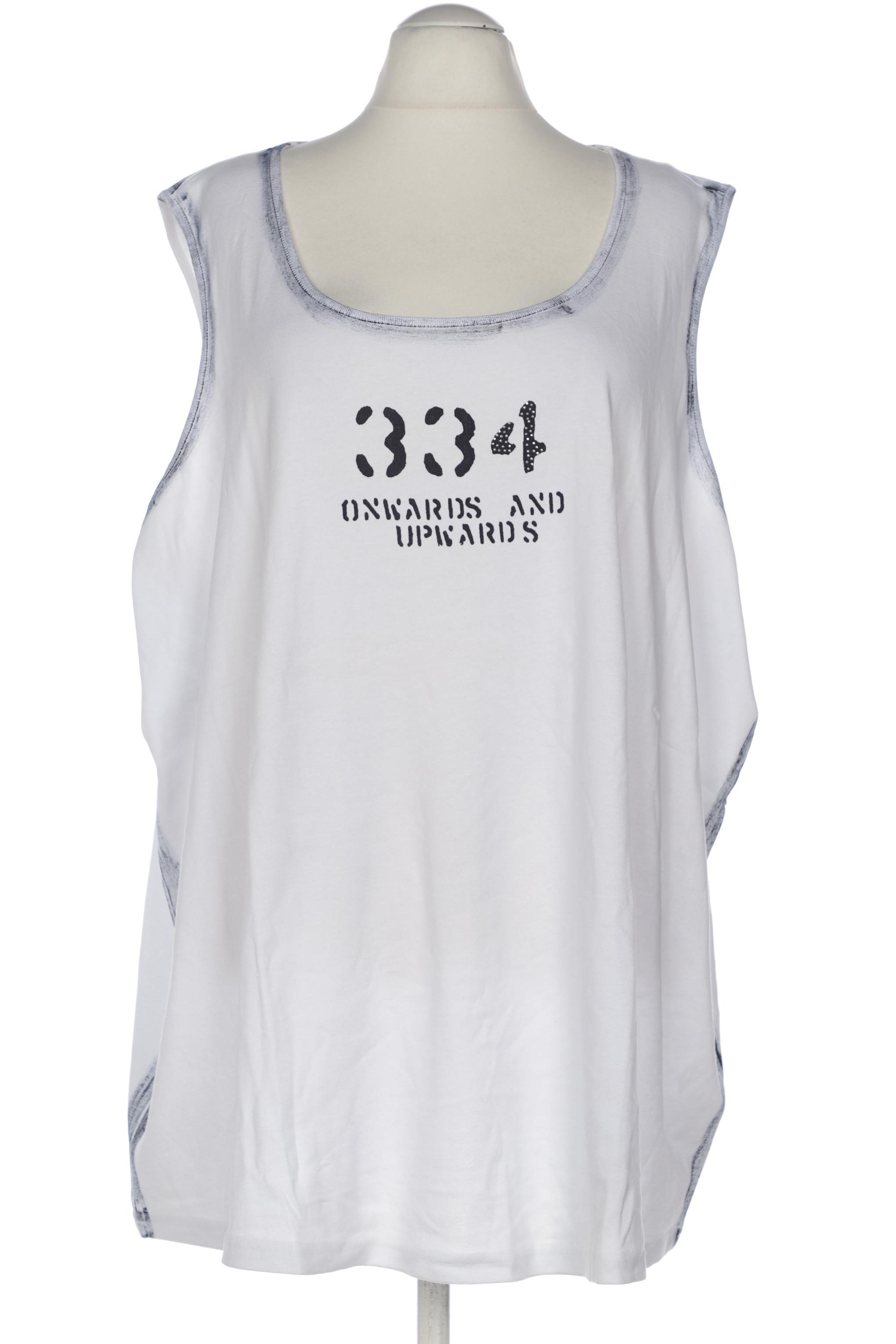 

Ulla Popken Damen Top, weiß, Gr. 62