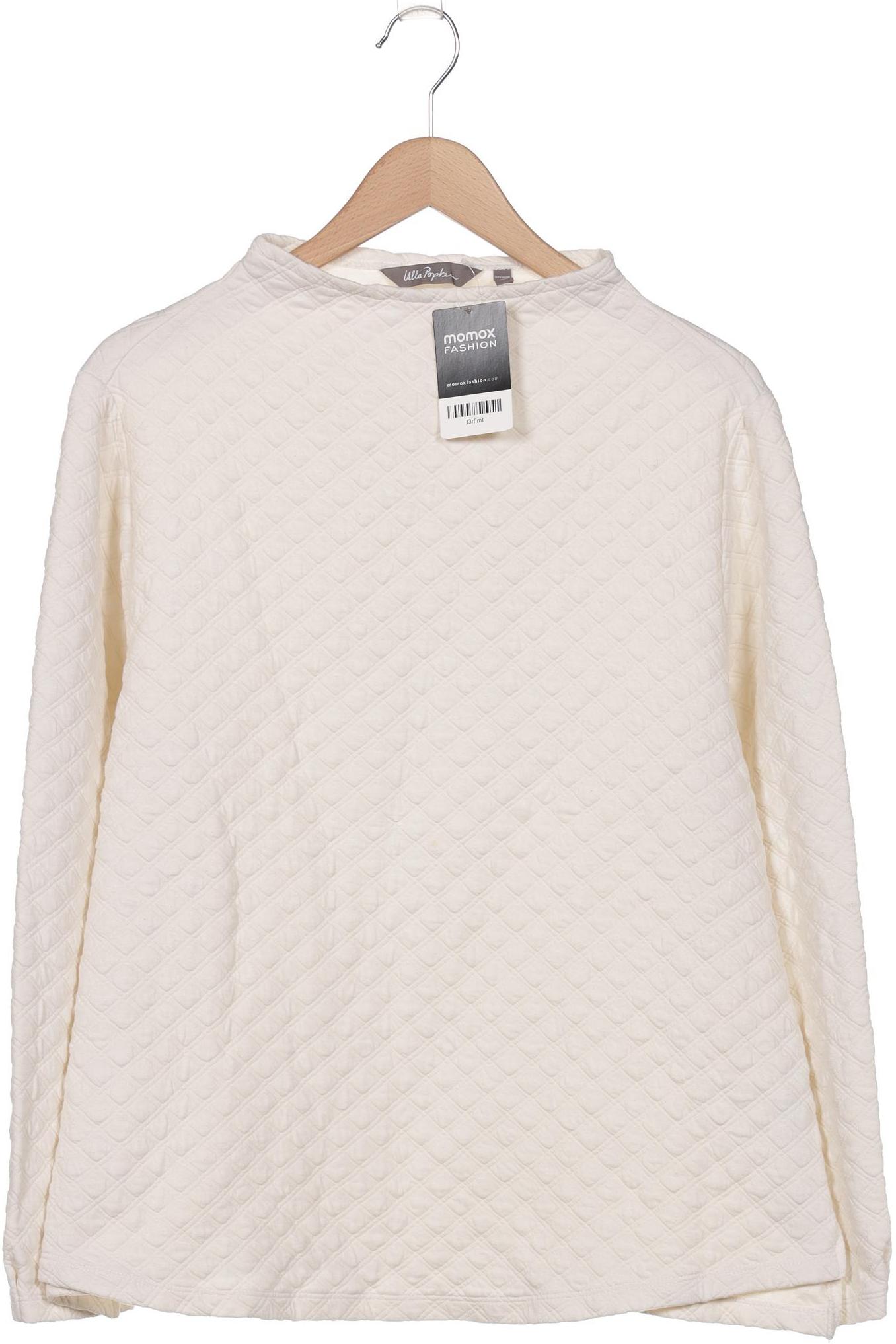 

Ulla Popken Damen Sweatshirt, weiß, Gr. 46
