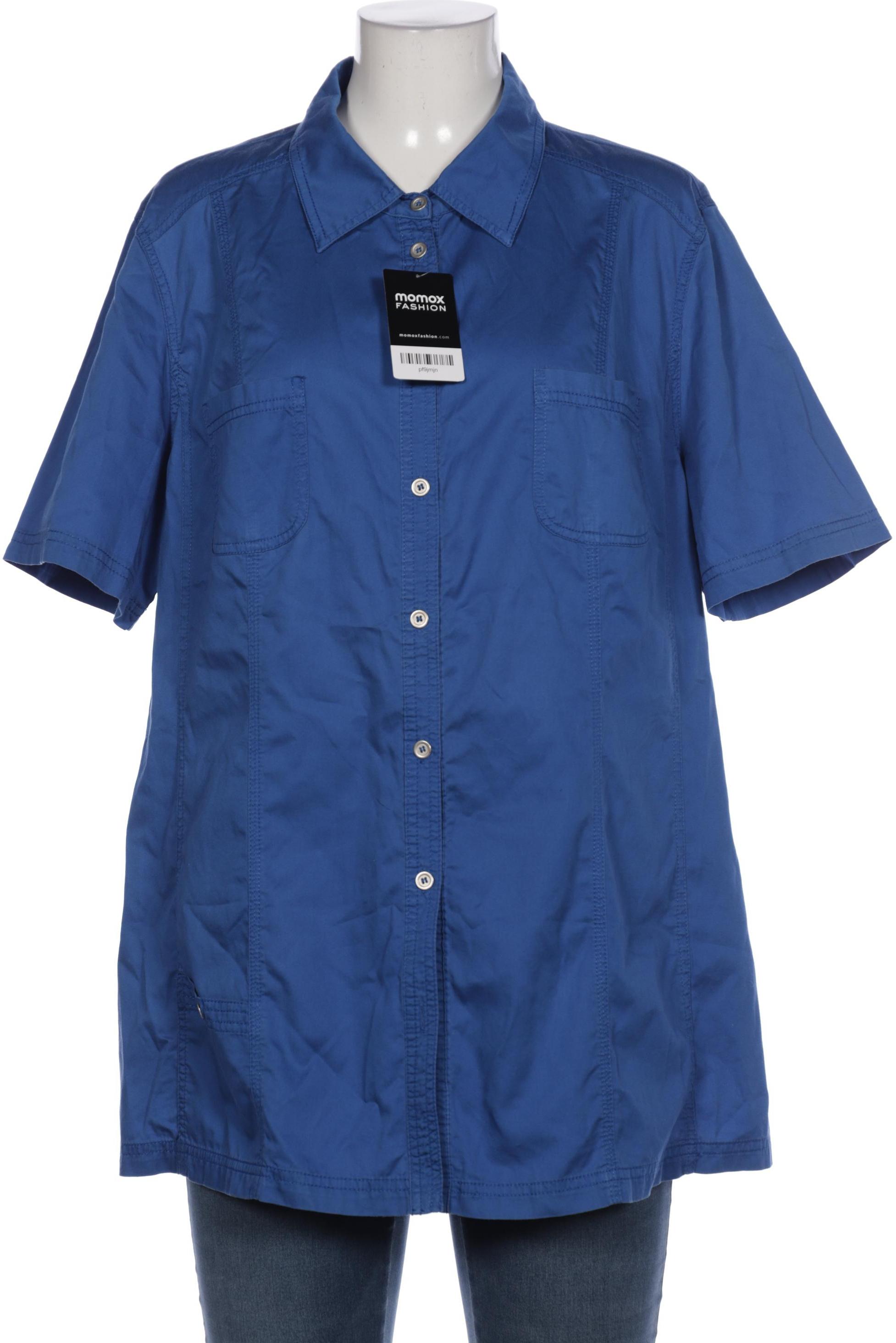 

Ulla Popken Damen Bluse, blau, Gr. 46