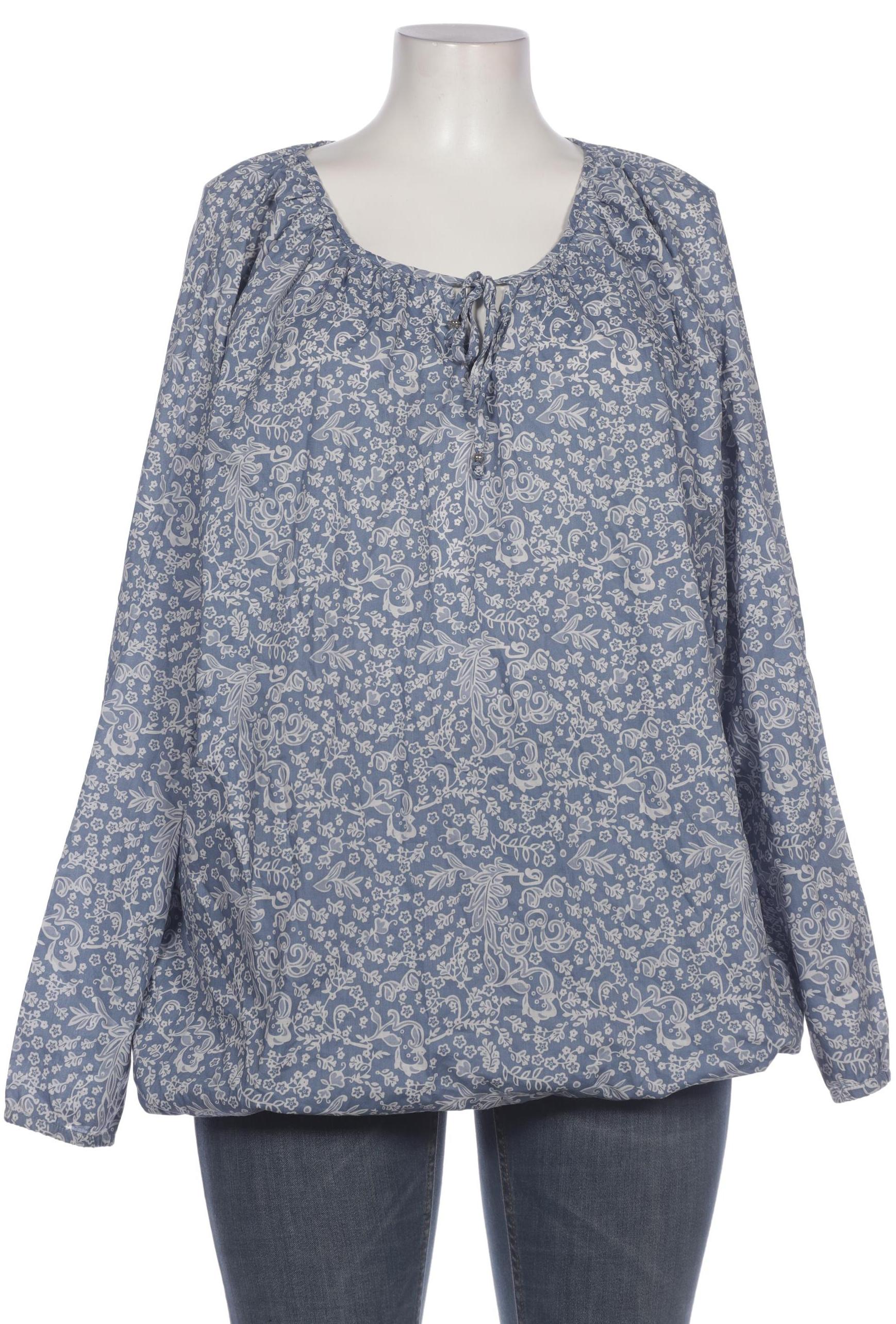 

Ulla Popken Damen Bluse, blau, Gr. 50