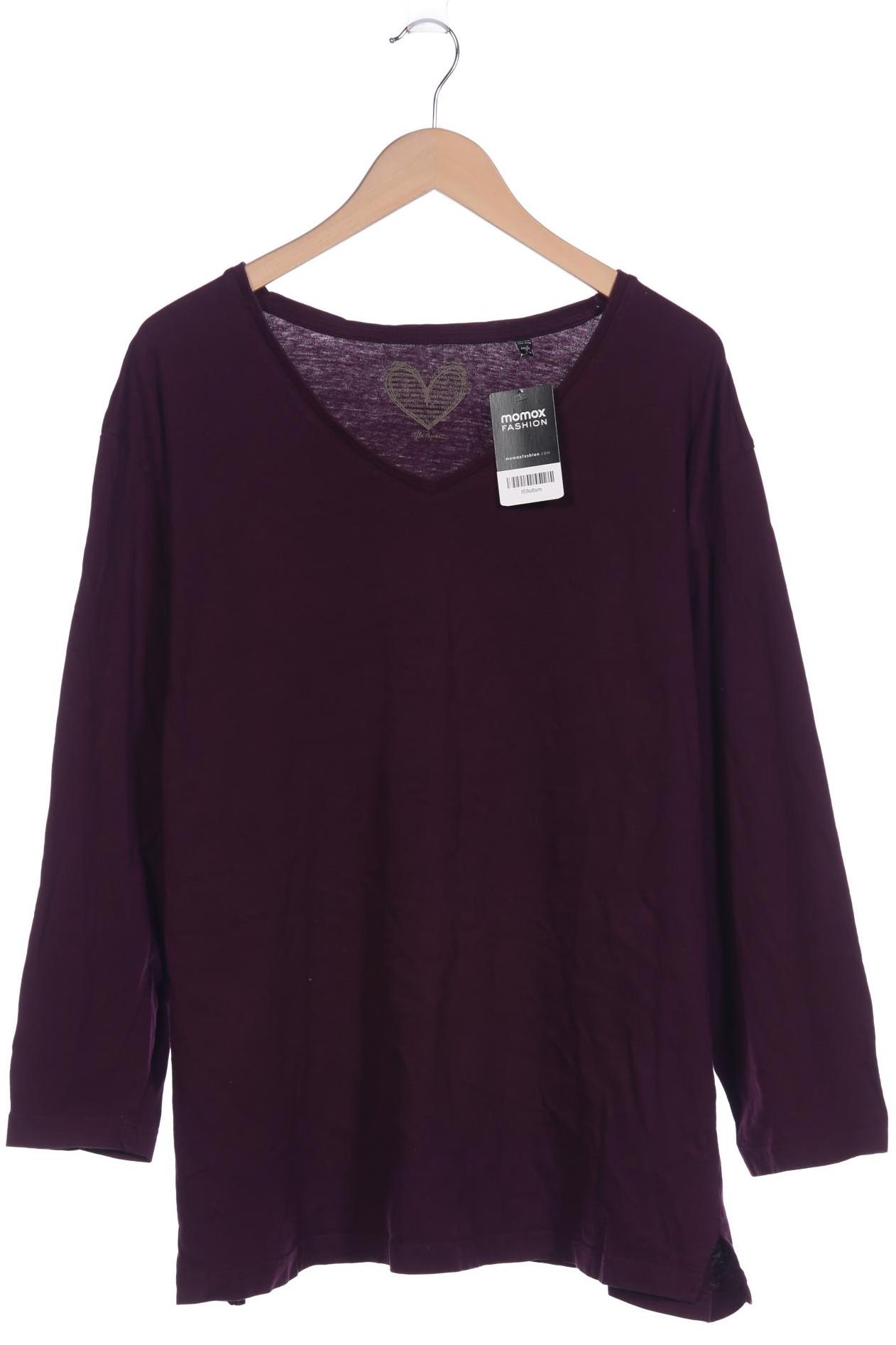 

Ulla Popken Damen Langarmshirt, bordeaux, Gr. 54